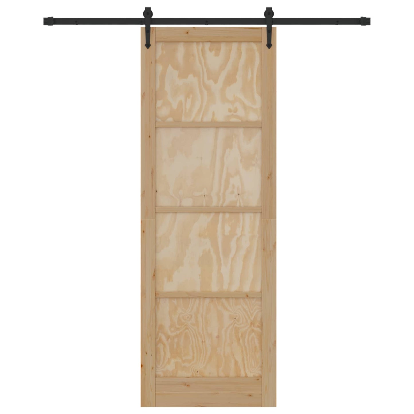 Schuifdeur ORKDAL Naturel en Zwart 83 x 232 cm is nu te koop bij PeponiXL, paradijselijk wonen!