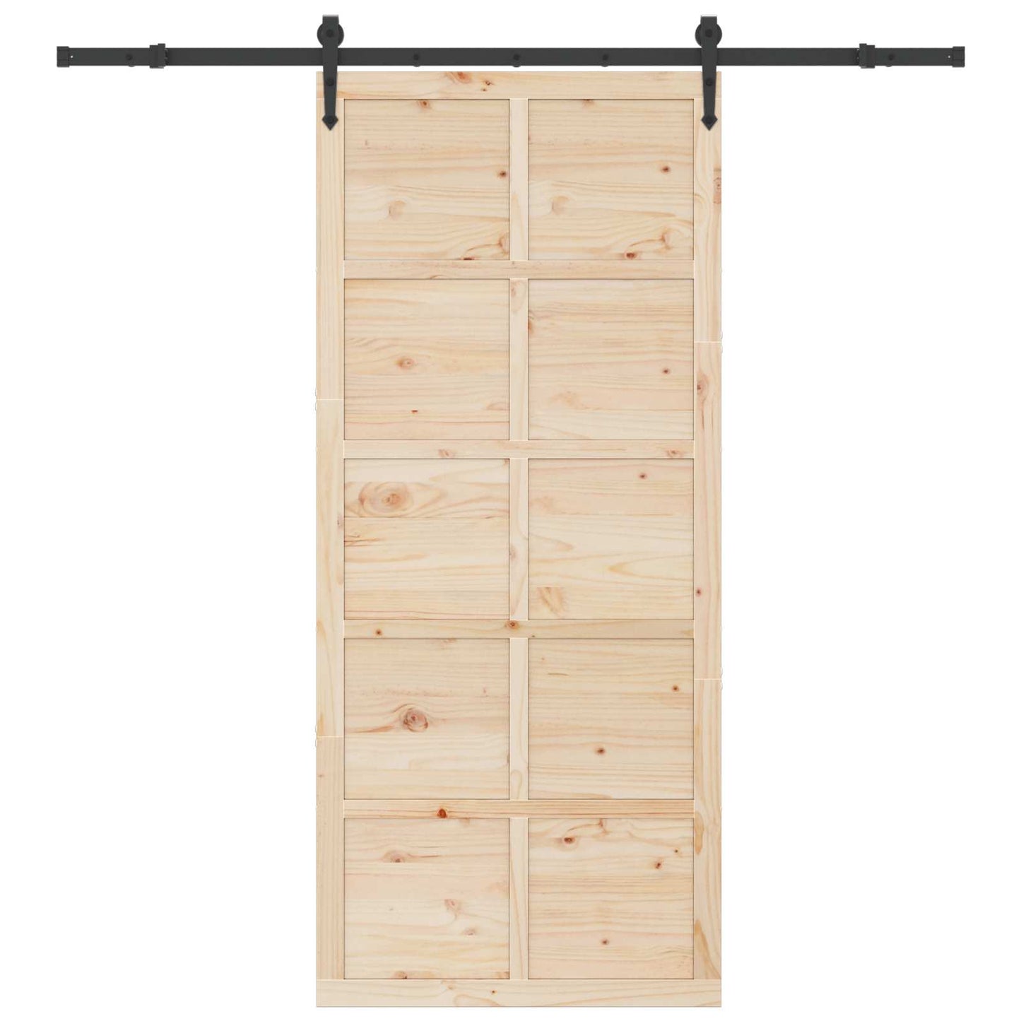 Schuifdeur Naturel 100 x 208 cm Massief grenenhout is nu te koop bij PeponiXL, paradijselijk wonen!