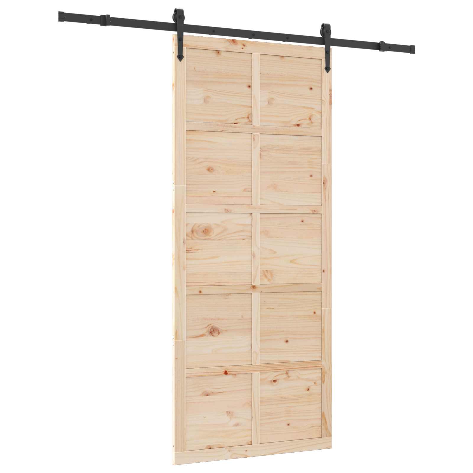 Schuifdeur Naturel 90 x 208 cm Massief grenenhout is nu te koop bij PeponiXL, paradijselijk wonen!