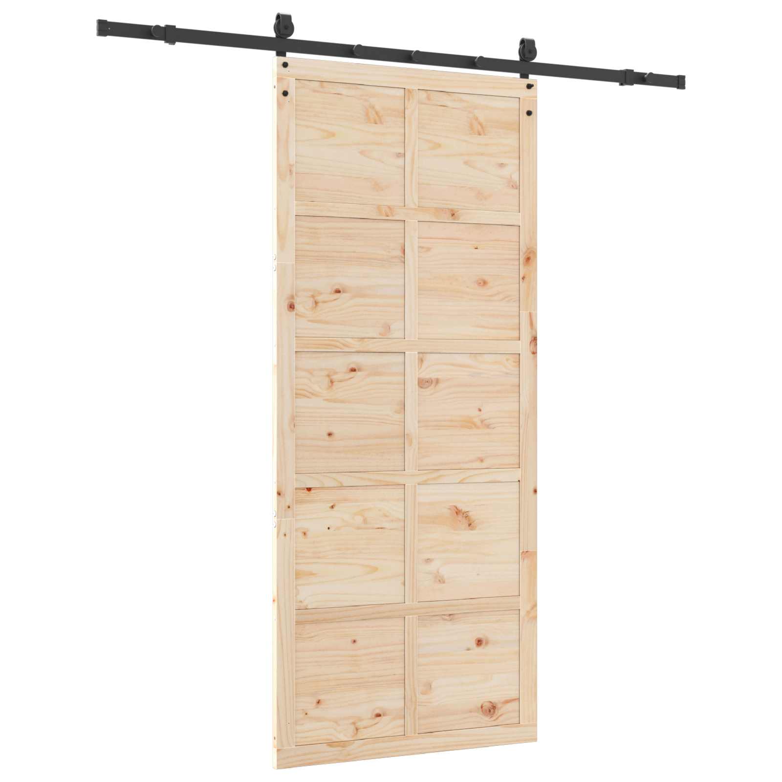 Schuifdeur Naturel 90 x 208 cm Massief grenenhout is nu te koop bij PeponiXL, paradijselijk wonen!