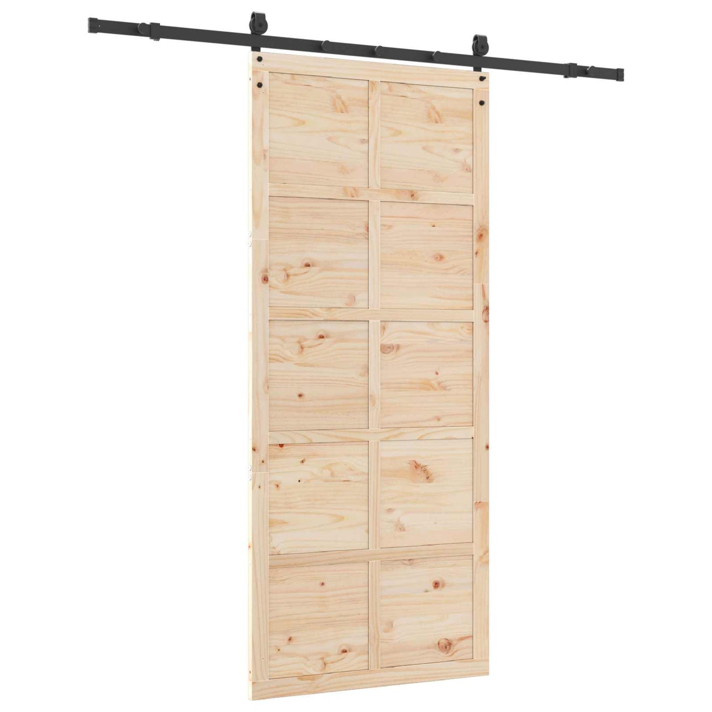 Schuifdeur Naturel 80 x 208 cm Massief grenenhout is nu te koop bij PeponiXL, paradijselijk wonen!