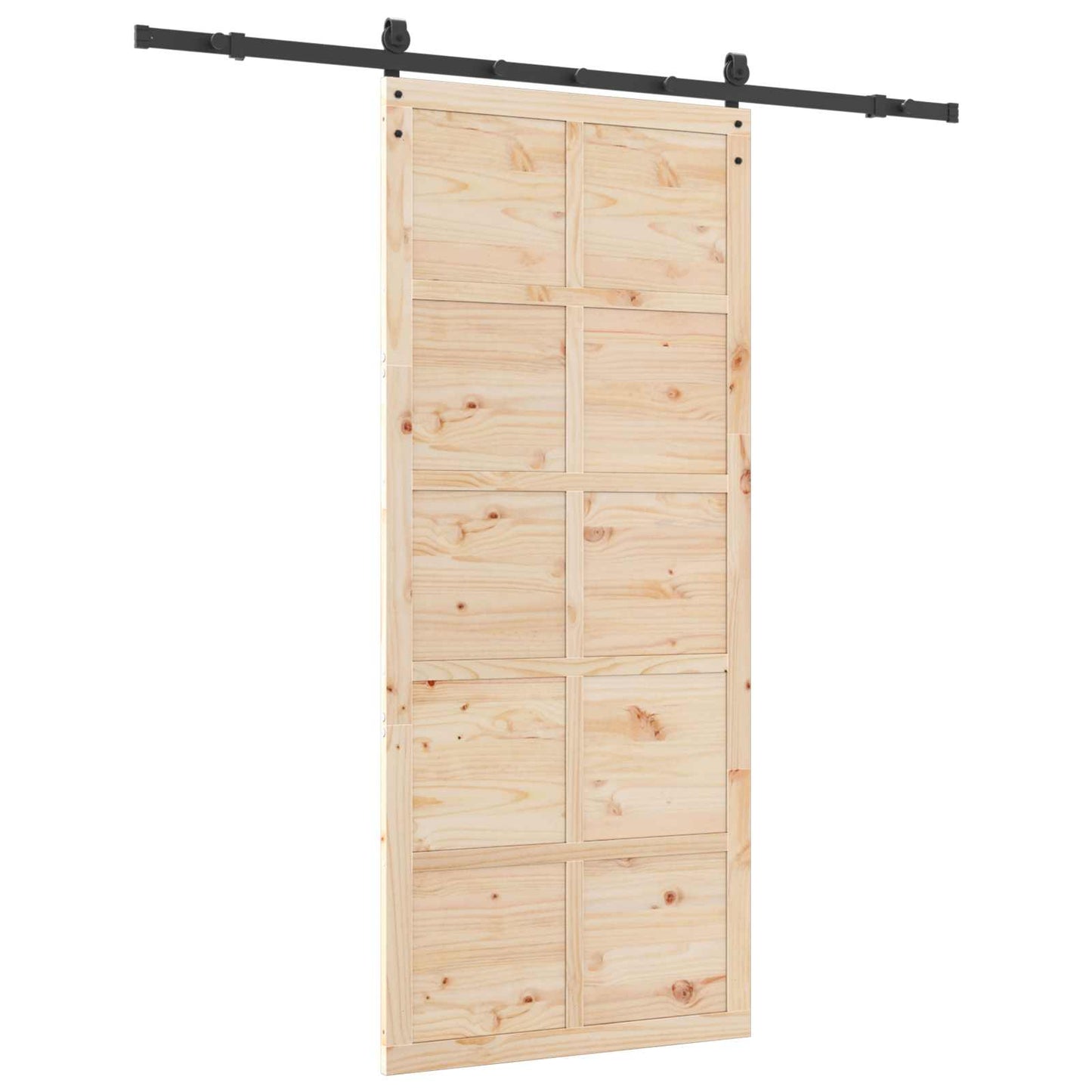 Schuifdeur Naturel 90 x 208 cm Massief grenenhout is nu te koop bij PeponiXL, paradijselijk wonen!