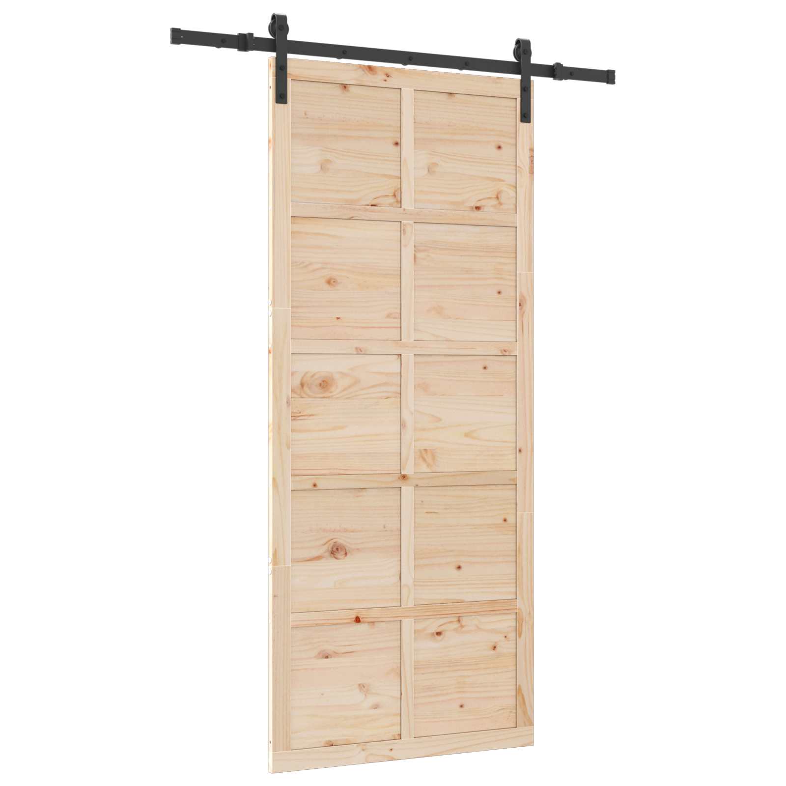 Schuifdeur Naturel 80 x 208 cm Massief grenenhout is nu te koop bij PeponiXL, paradijselijk wonen!