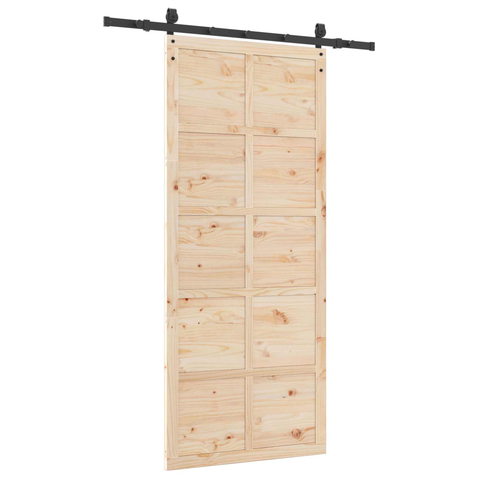 Schuifdeur Naturel 80 x 208 cm Massief grenenhout is nu te koop bij PeponiXL, paradijselijk wonen!