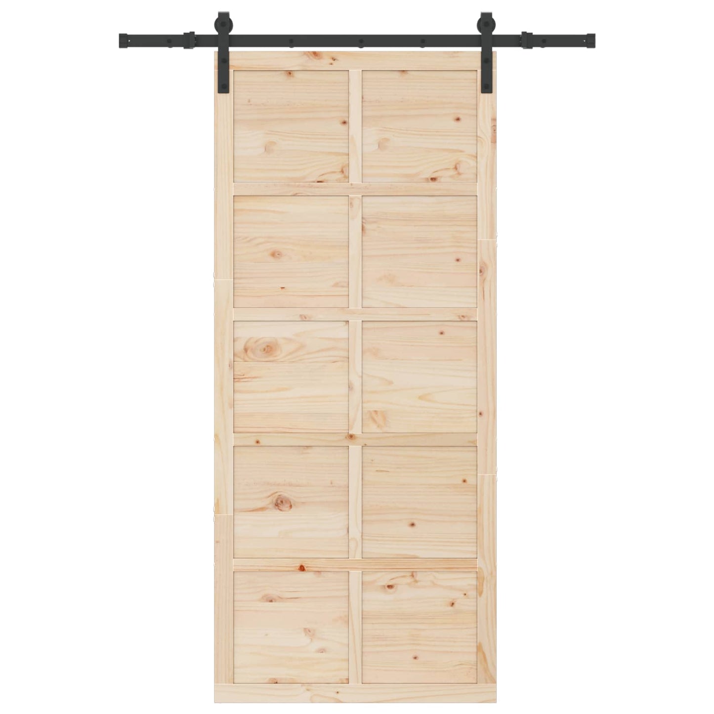 Schuifdeur Naturel 80 x 208 cm Massief grenenhout is nu te koop bij PeponiXL, paradijselijk wonen!