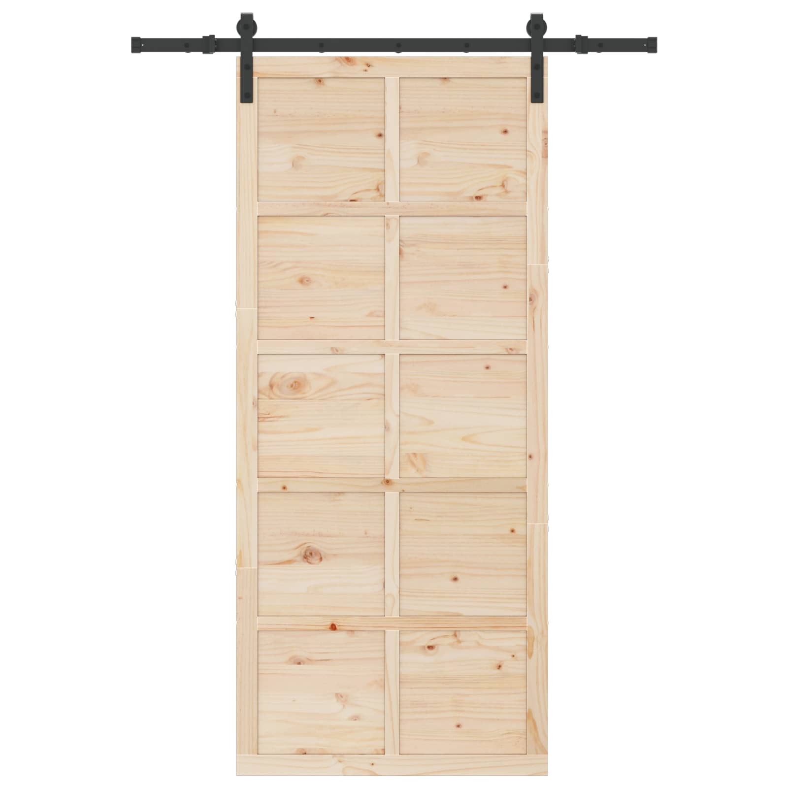 Schuifdeur Naturel 80 x 208 cm Massief grenenhout is nu te koop bij PeponiXL, paradijselijk wonen!