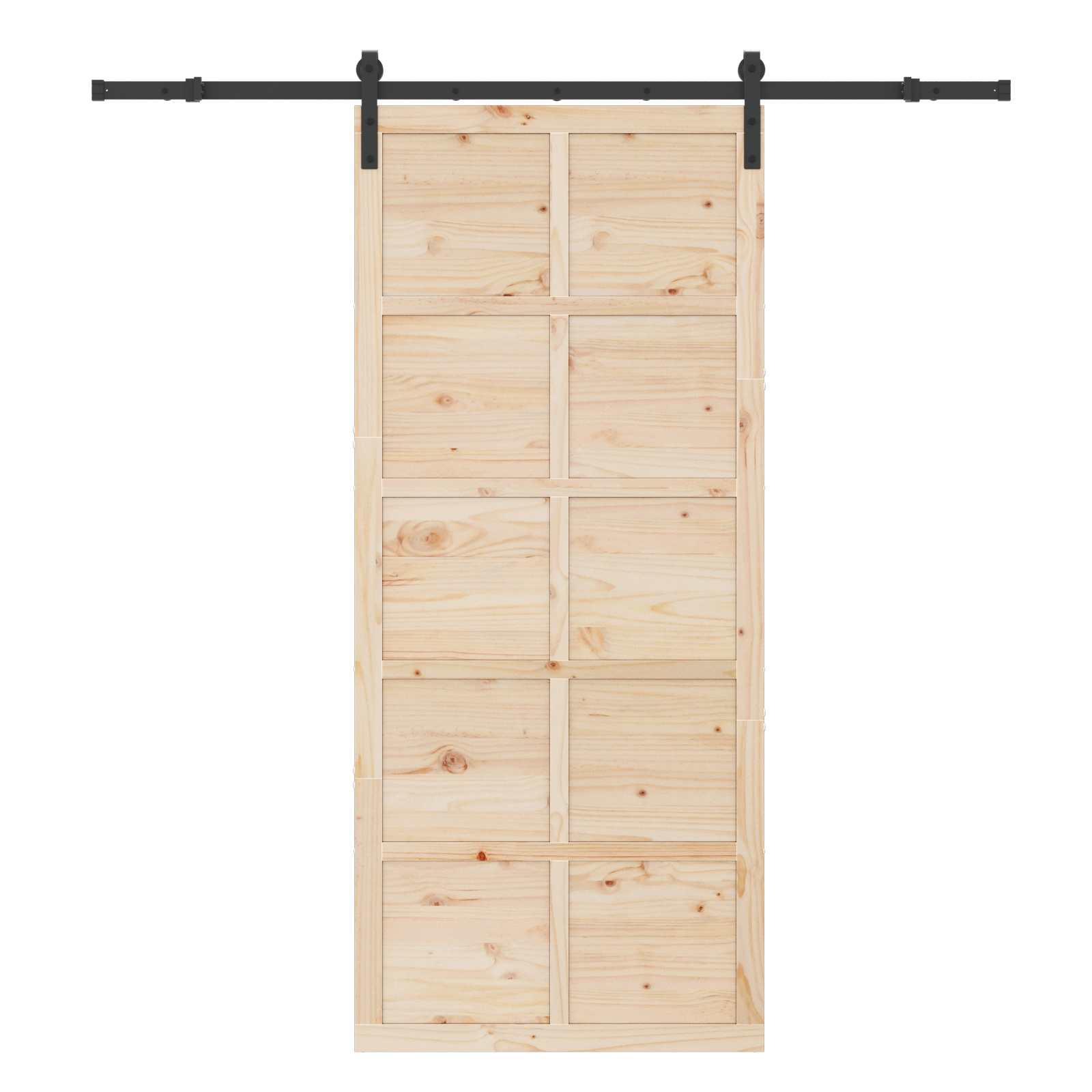 Schuifdeur Naturel 80 x 208 cm Massief grenenhout is nu te koop bij PeponiXL, paradijselijk wonen!