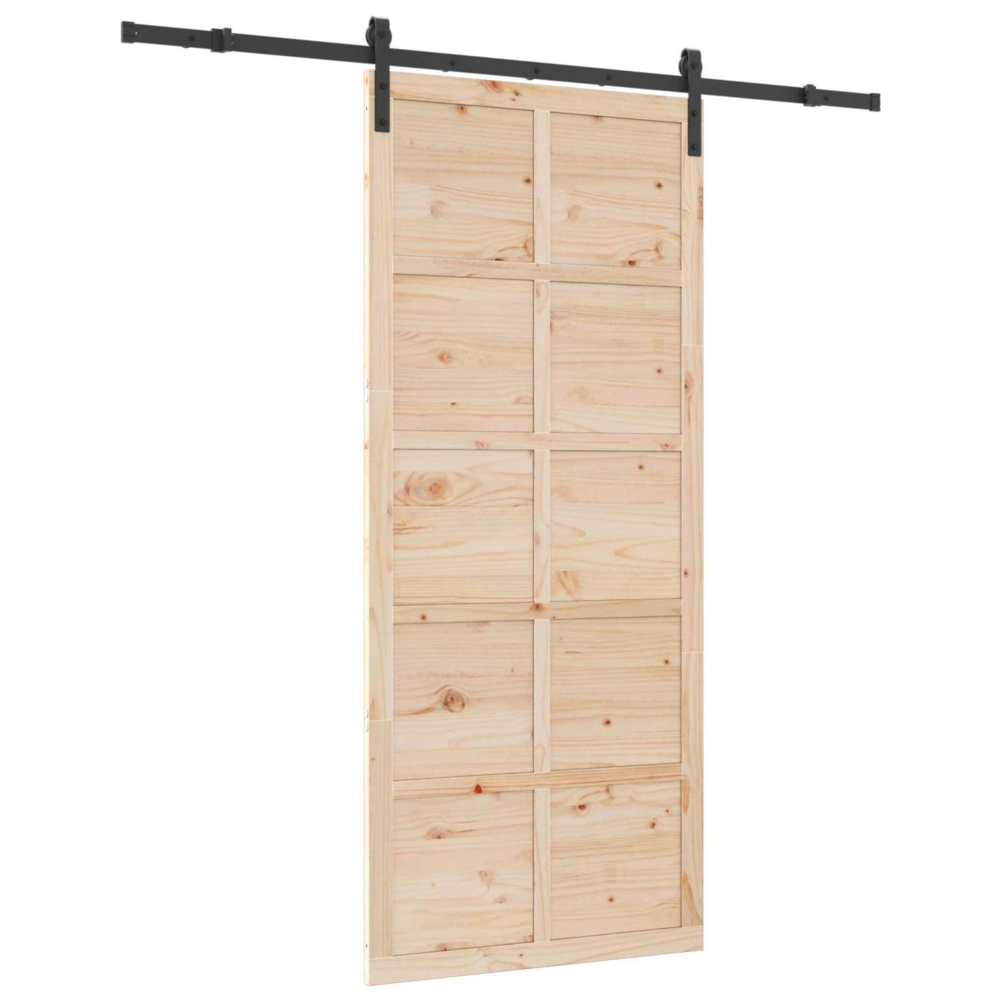 Schuifdeur Naturel 90 x 208 cm Massief grenenhout is nu te koop bij PeponiXL, paradijselijk wonen!