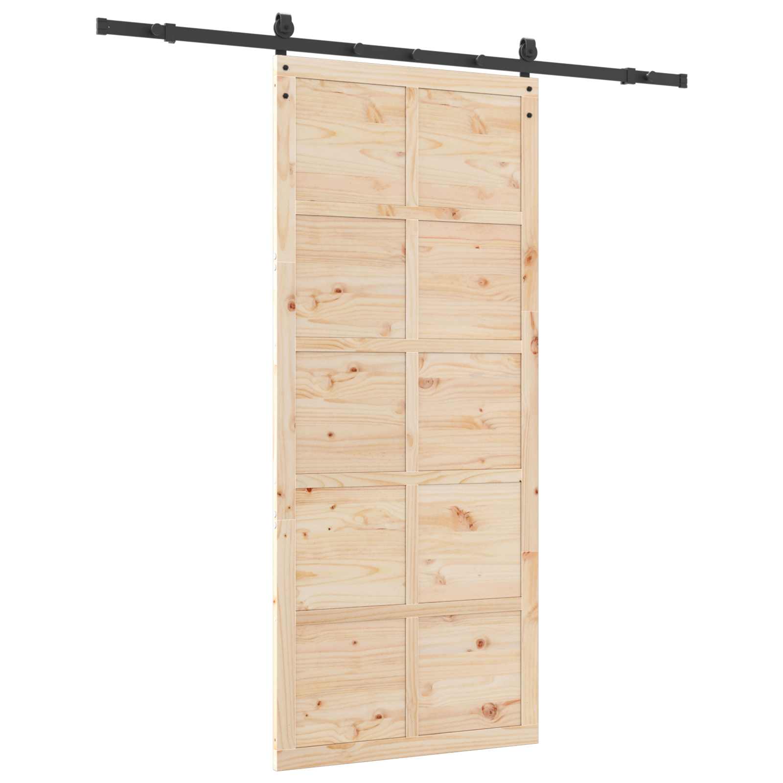 Schuifdeur Naturel 90 x 208 cm Massief grenenhout is nu te koop bij PeponiXL, paradijselijk wonen!