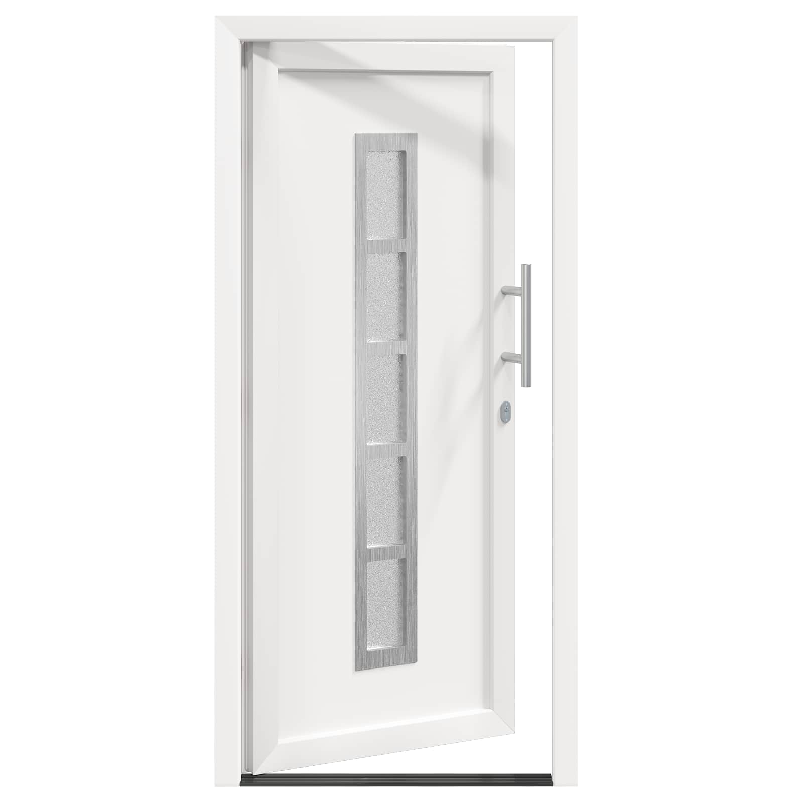 Voordeur Wit 108 x 208 cm PVC is nu te koop bij PeponiXL, paradijselijk wonen!