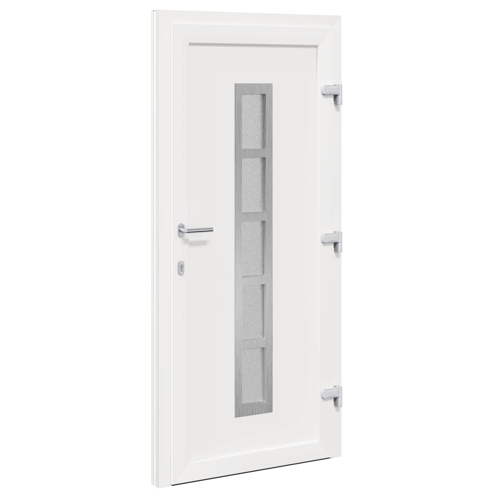 Voordeur Wit 108 x 208 cm PVC is nu te koop bij PeponiXL, paradijselijk wonen!