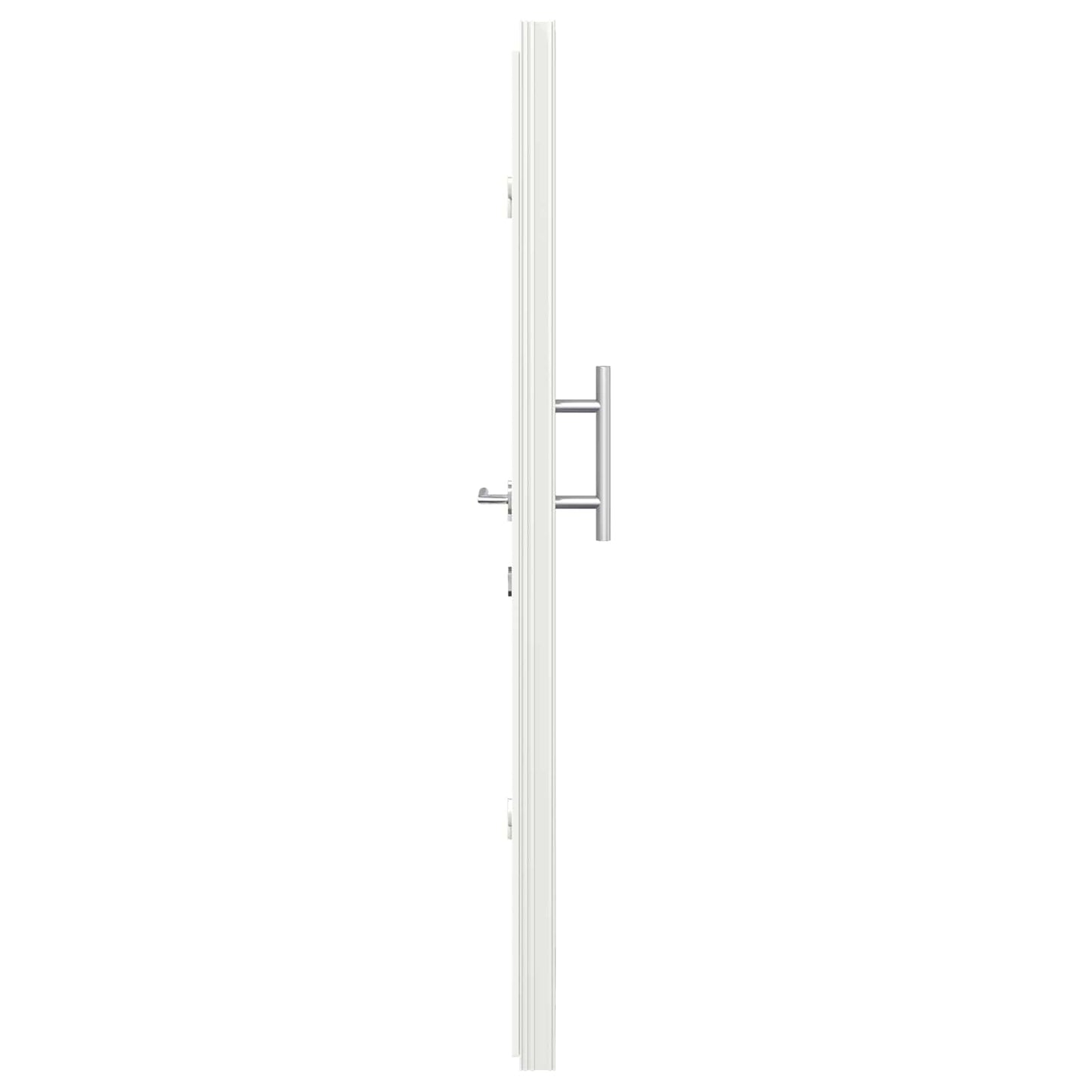 Voordeur Wit 98 x 208 cm PVC is nu te koop bij PeponiXL, paradijselijk wonen!