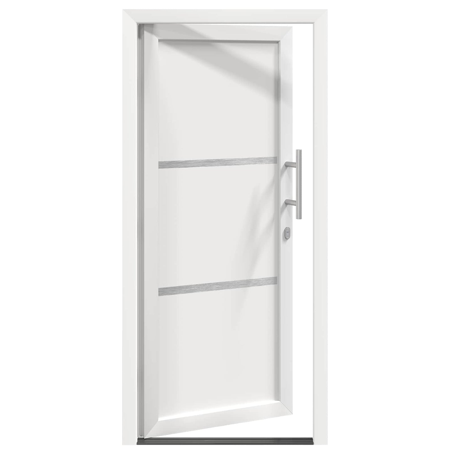 Voordeur Wit 108 x 208 cm PVC is nu te koop bij PeponiXL, paradijselijk wonen!