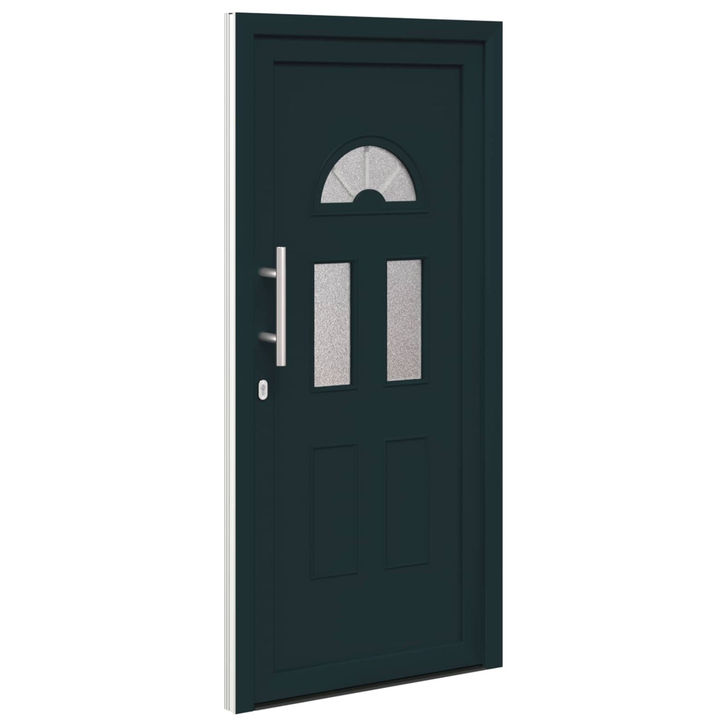 Voordeur Antracietkleurig 98 x 198 cm PVC is nu te koop bij PeponiXL, paradijselijk wonen!