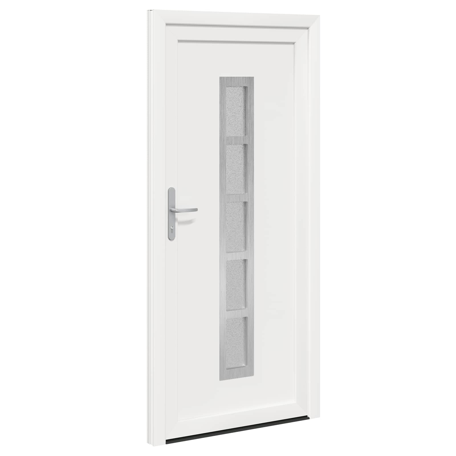 Voordeur Wit 88 x 200 cm PVC is nu te koop bij PeponiXL, paradijselijk wonen!