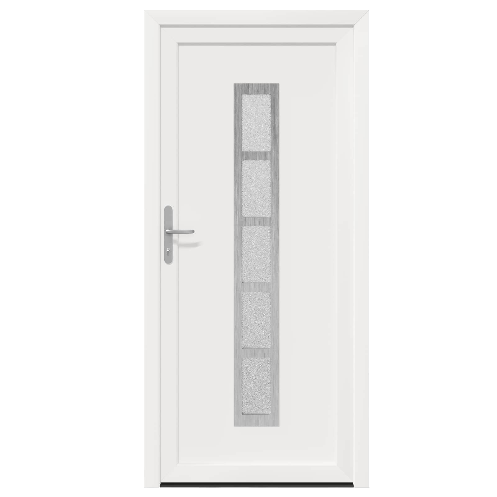 Voordeur Wit 108 x 208 cm PVC is nu te koop bij PeponiXL, paradijselijk wonen!