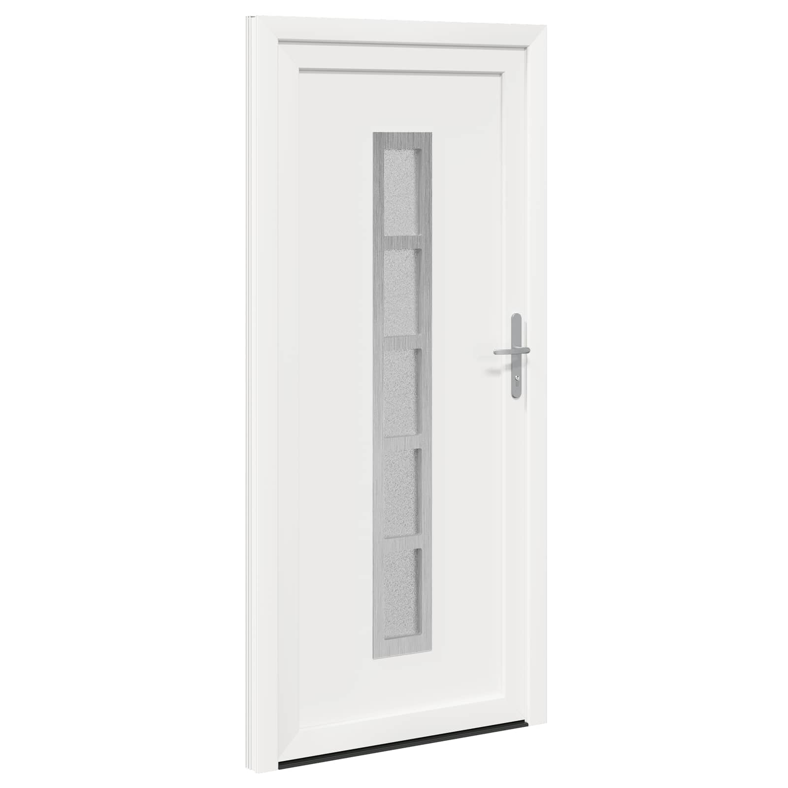 Voordeur Wit 88 x 200 cm PVC is nu te koop bij PeponiXL, paradijselijk wonen!
