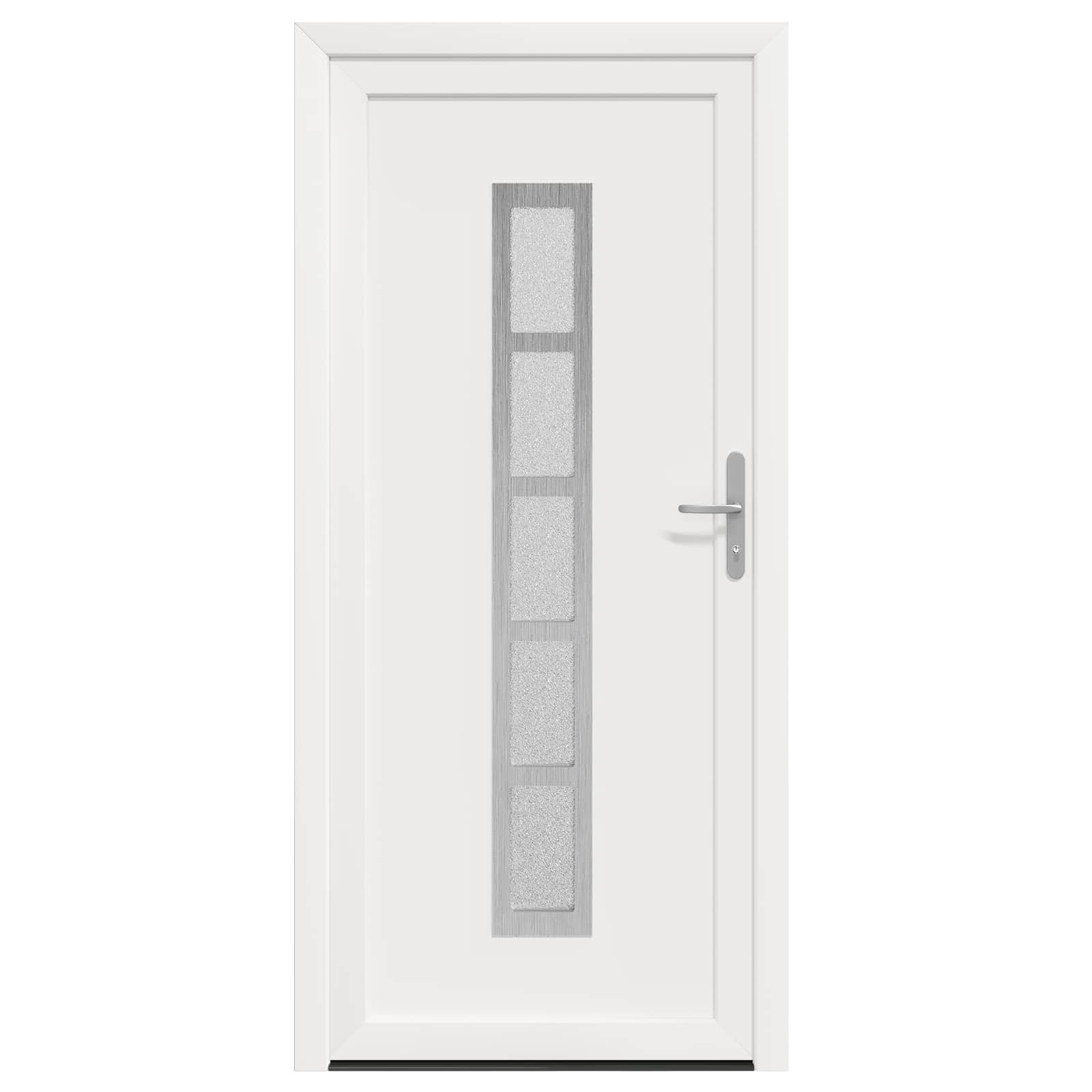 Voordeur Wit 98 x 208 cm PVC is nu te koop bij PeponiXL, paradijselijk wonen!