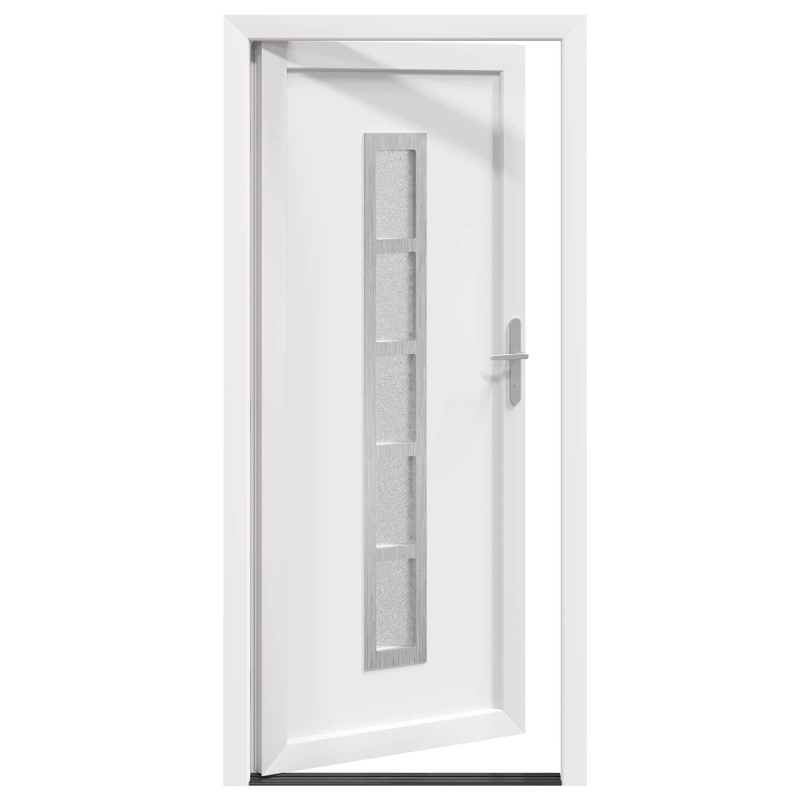 Voordeur Wit 108 x 208 cm PVC is nu te koop bij PeponiXL, paradijselijk wonen!