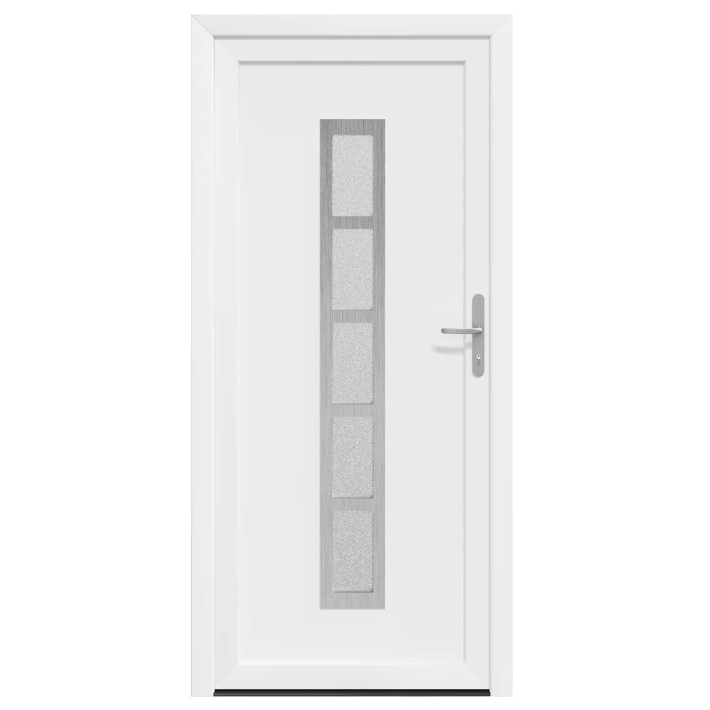 Voordeur Wit 108 x 208 cm PVC is nu te koop bij PeponiXL, paradijselijk wonen!