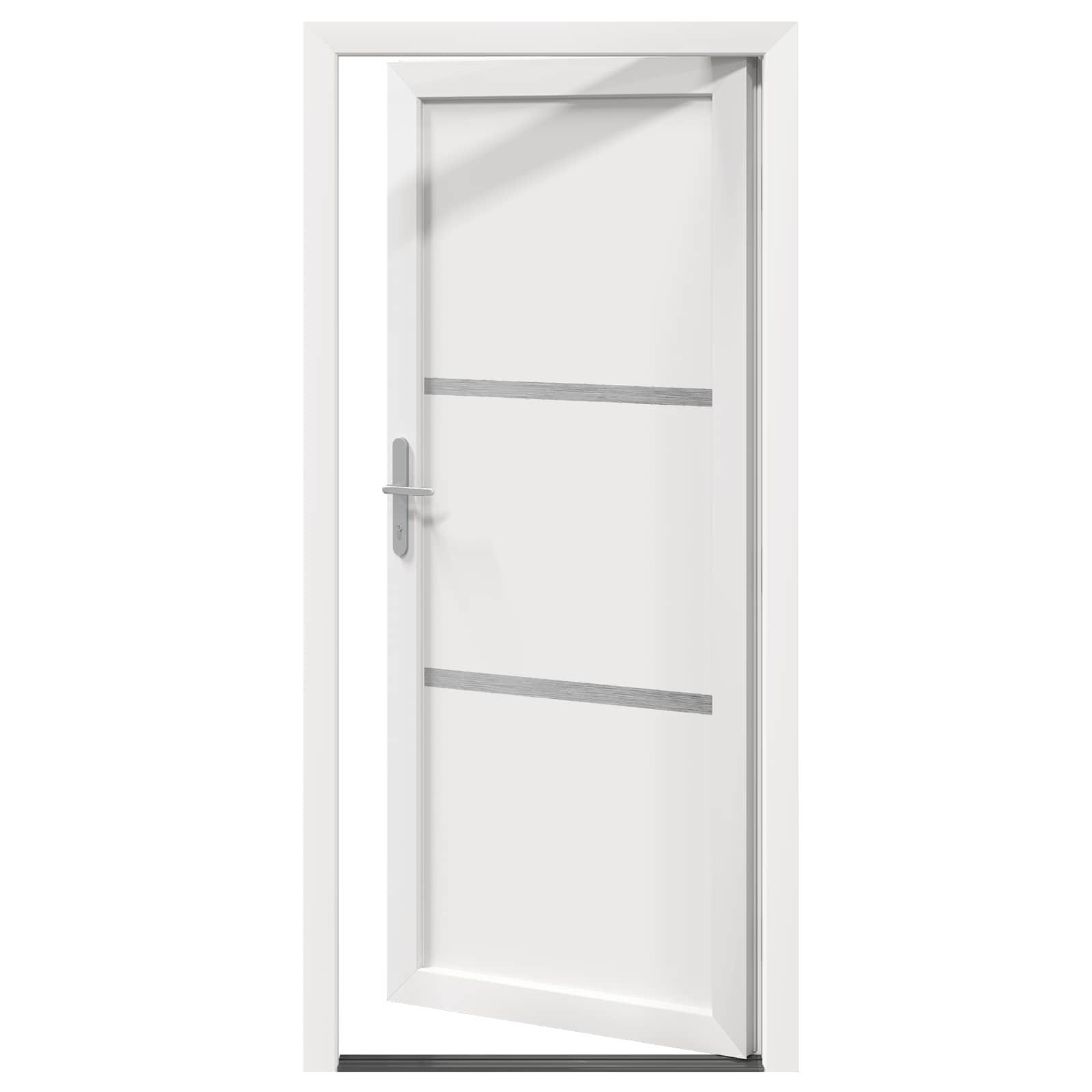 Voordeur Wit 98 x 200 cm PVC is nu te koop bij PeponiXL, paradijselijk wonen!