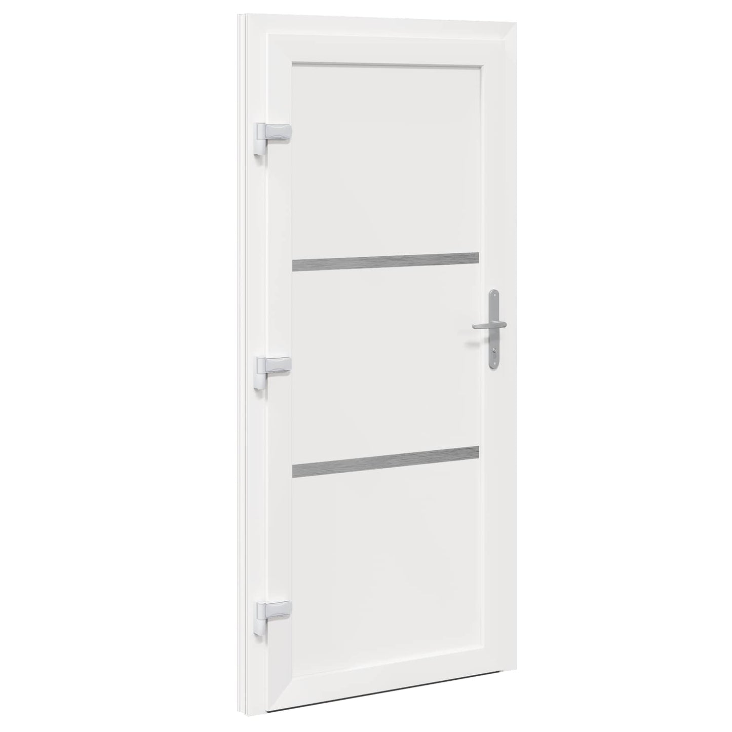 Voordeur Wit 108 x 208 cm PVC is nu te koop bij PeponiXL, paradijselijk wonen!