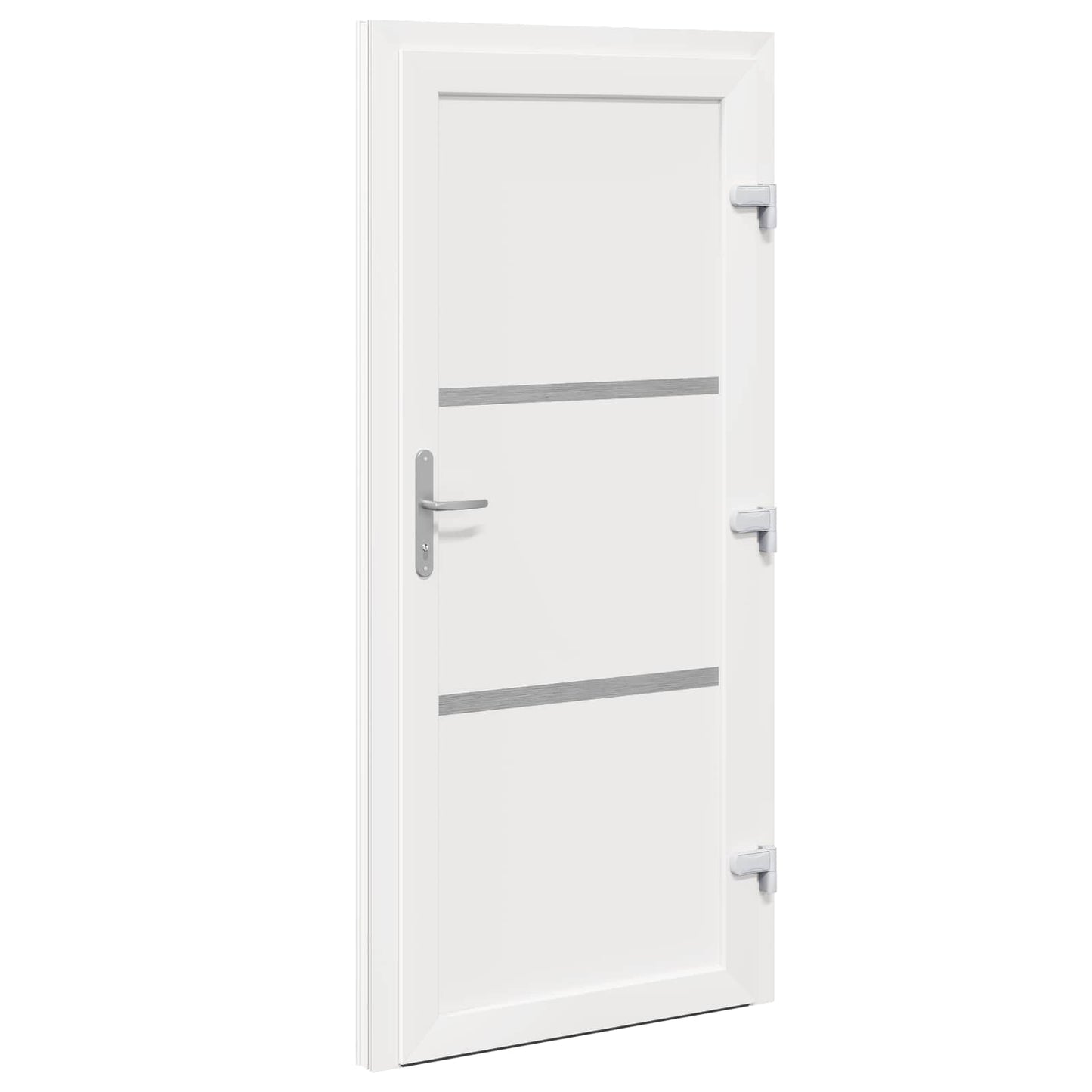 Voordeur Wit 98 x 208 cm PVC is nu te koop bij PeponiXL, paradijselijk wonen!