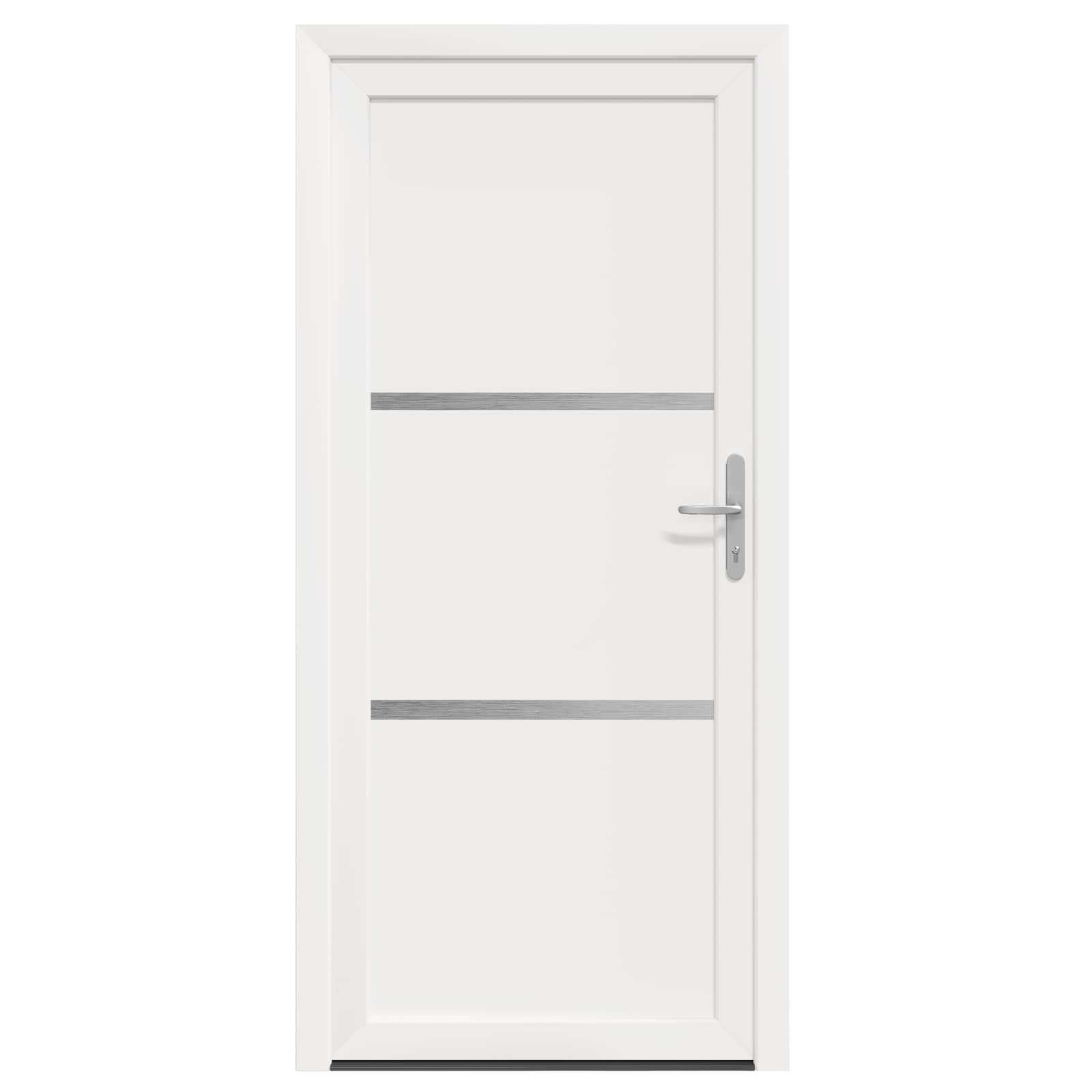 Voordeur Wit 98 x 208 cm PVC is nu te koop bij PeponiXL, paradijselijk wonen!