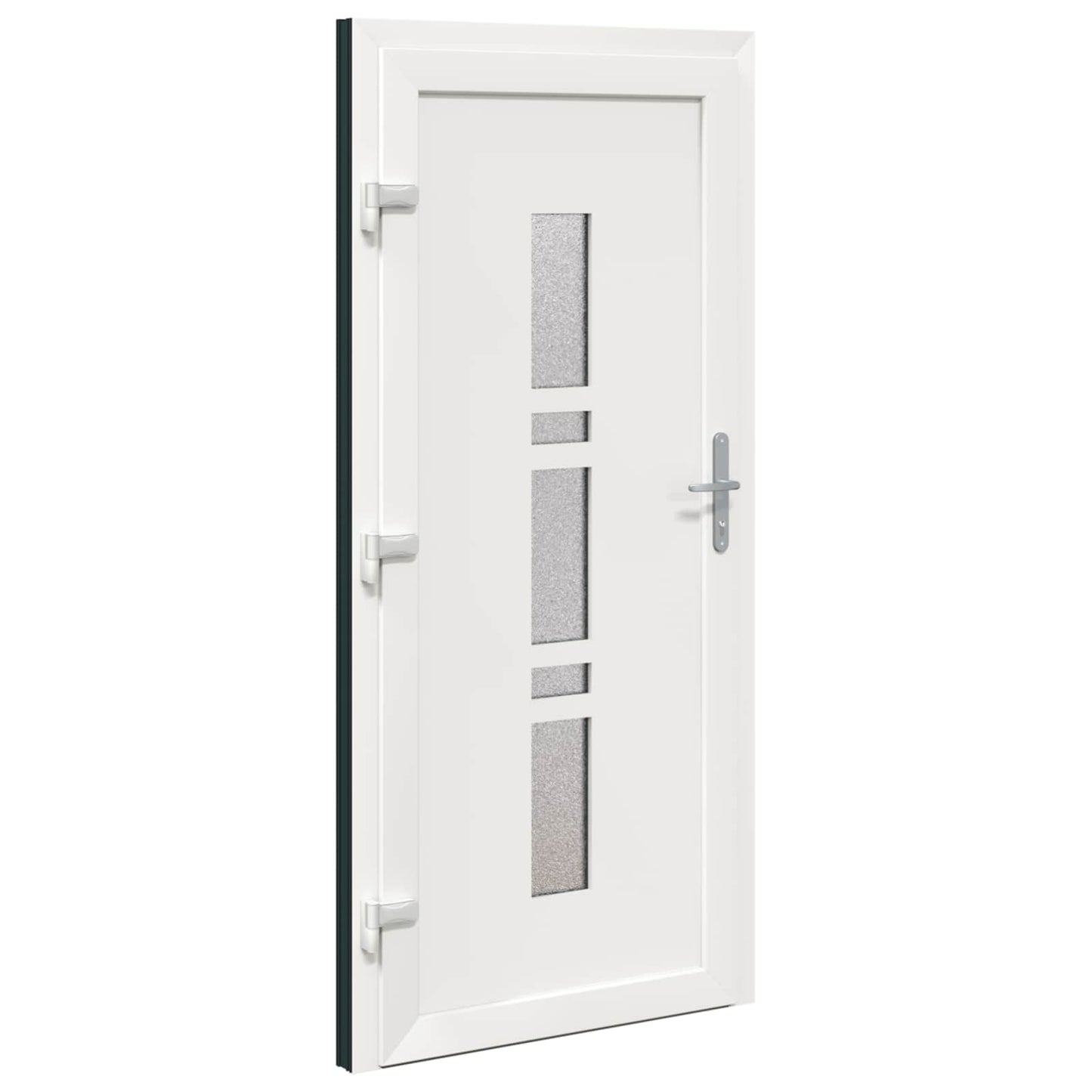 Voordeur Antracietkleurig 98 x 208 cm PVC is nu te koop bij PeponiXL, paradijselijk wonen!