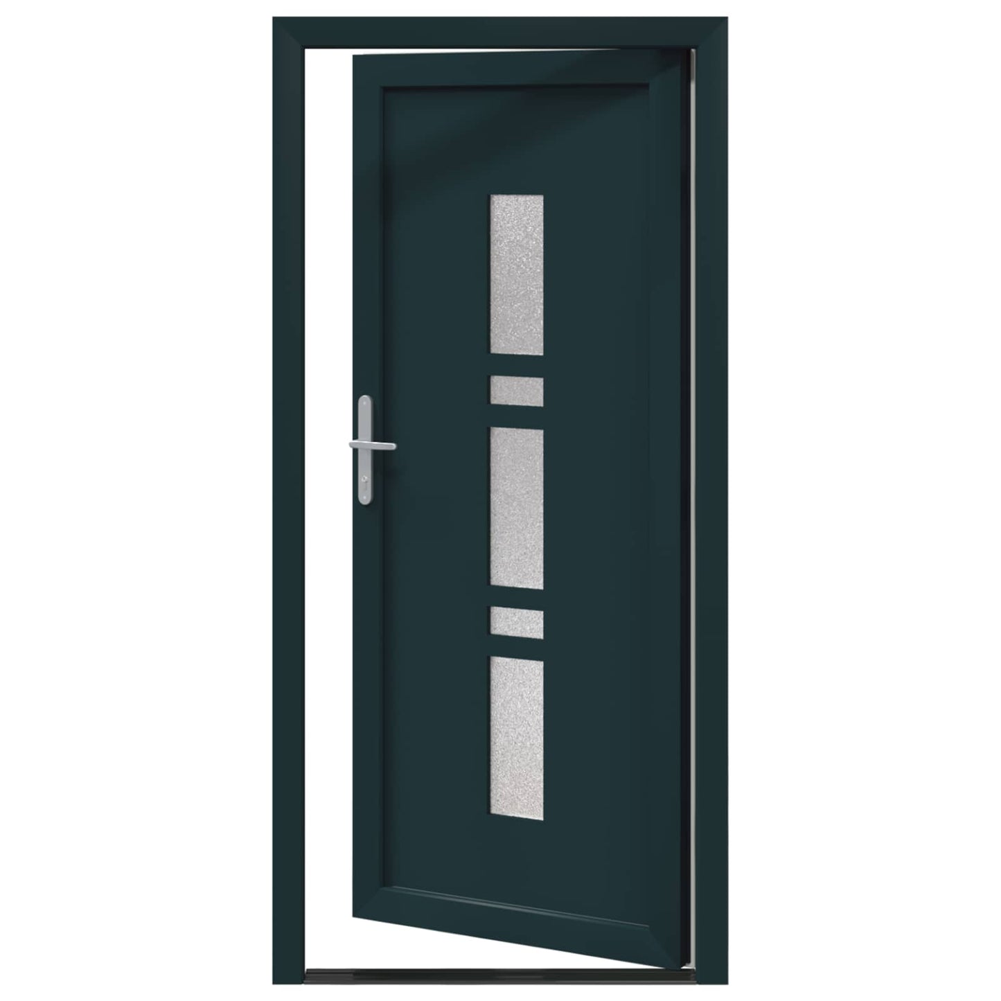 Voordeur Antracietkleurig 108 x 208 cm PVC is nu te koop bij PeponiXL, paradijselijk wonen!