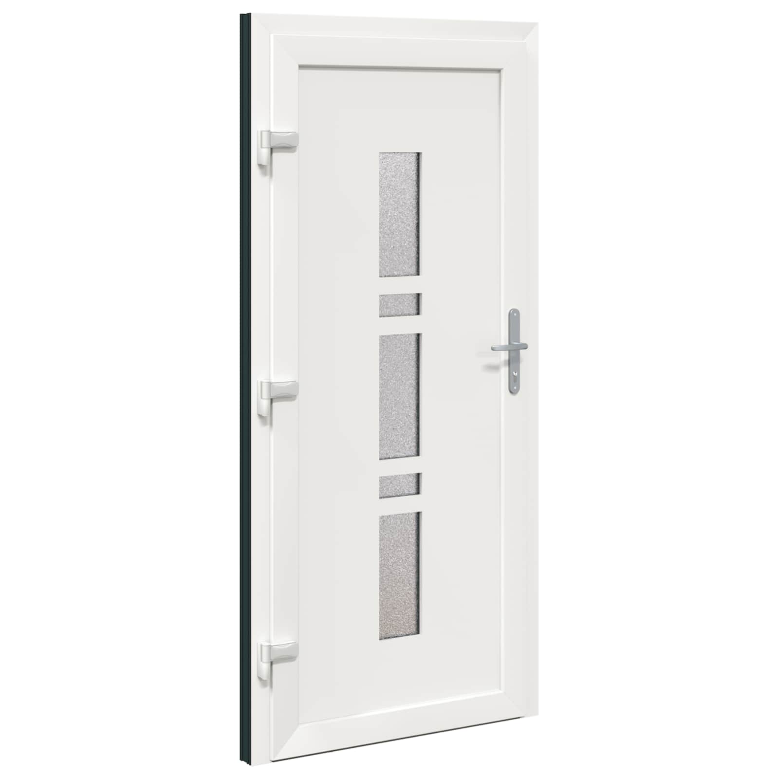 Voordeur Antracietkleurig 108 x 208 cm PVC is nu te koop bij PeponiXL, paradijselijk wonen!