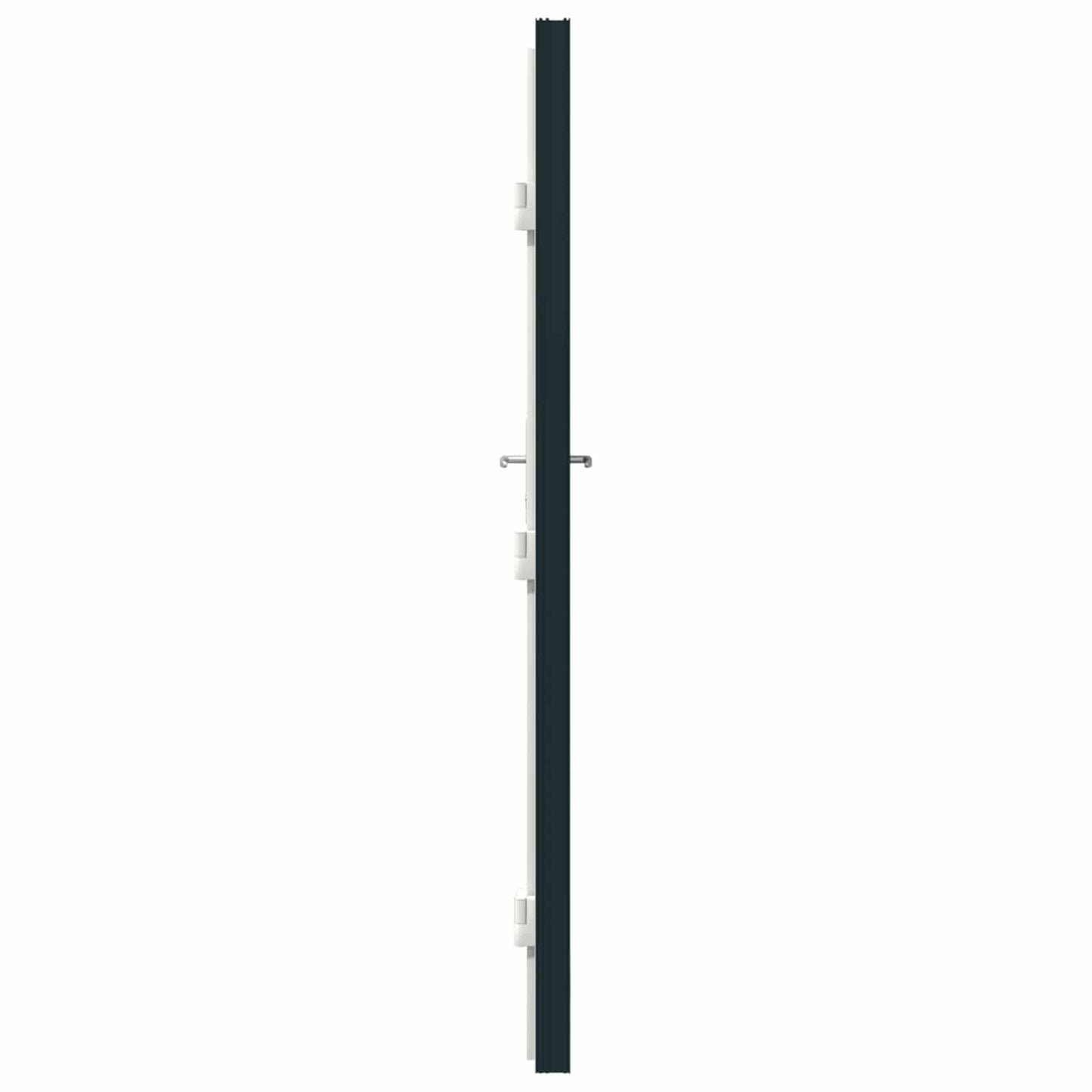 Voordeur Antracietkleurig 88 x 200 cm PVC is nu te koop bij PeponiXL, paradijselijk wonen!