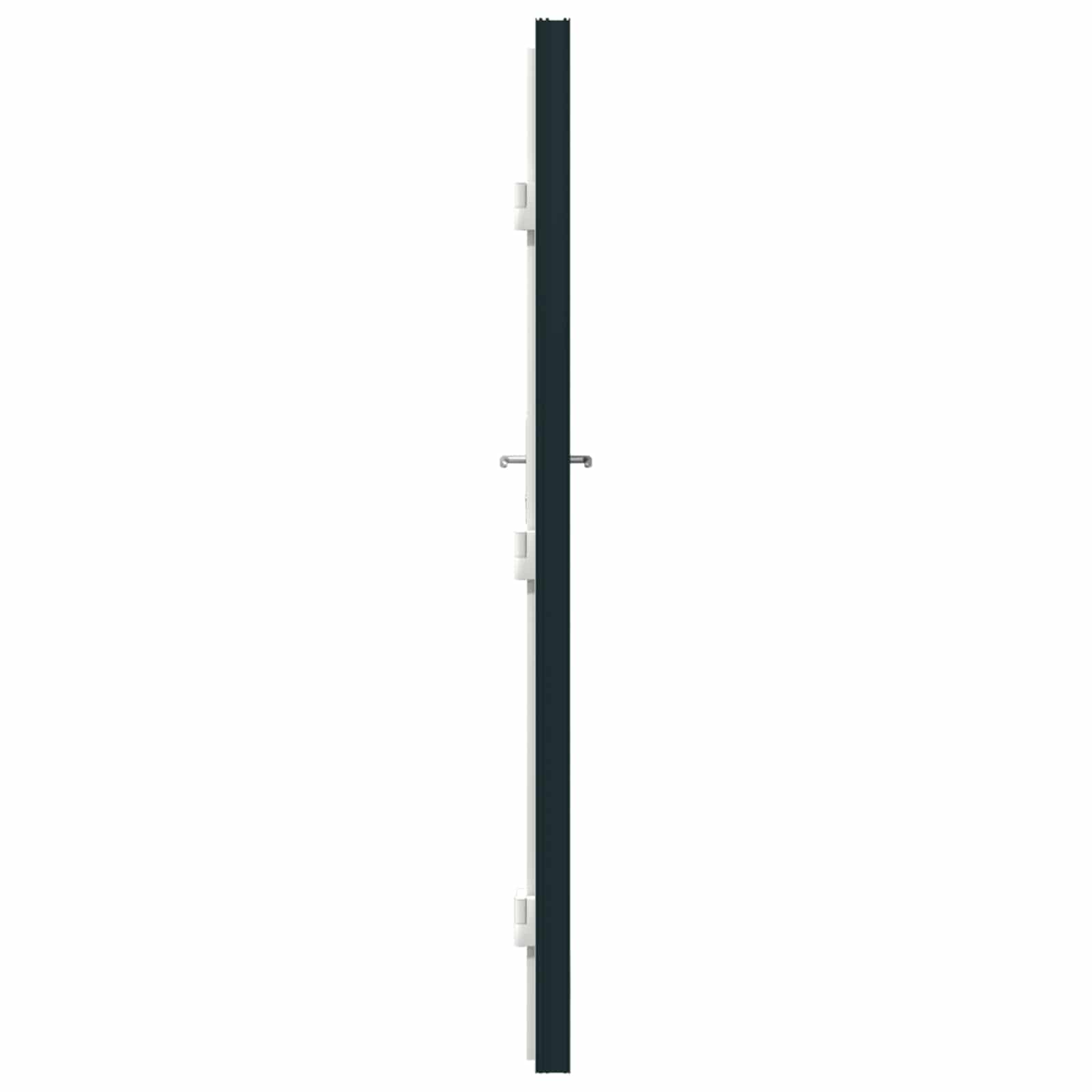 Voordeur Antracietkleurig 98 x 208 cm PVC is nu te koop bij PeponiXL, paradijselijk wonen!