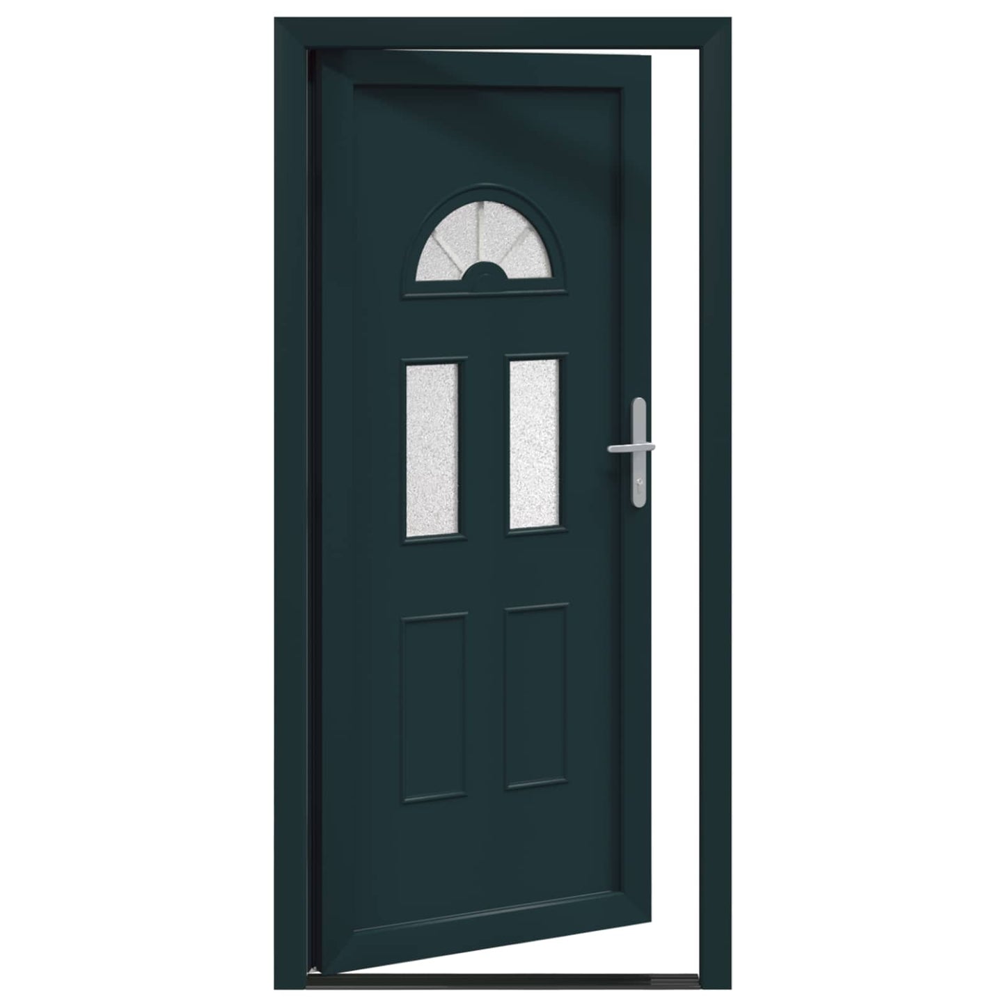 Voordeur Antracietkleurig 110 x 210 cm PVC is nu te koop bij PeponiXL, paradijselijk wonen!