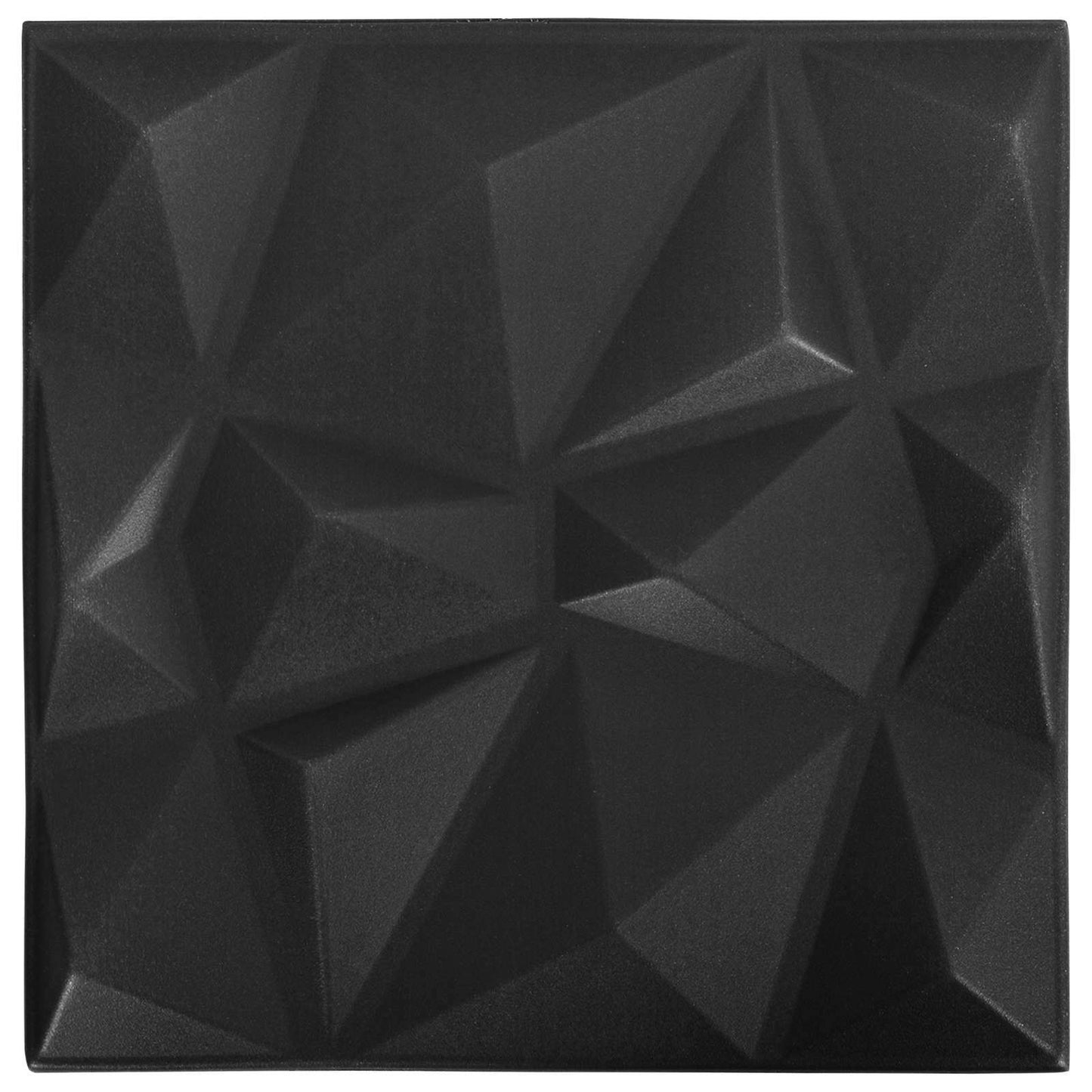 Wandpanelen 12 pcs Diamant Zwart 50 x 50 cm XPS Schuim is nu te koop bij PeponiXL, paradijselijk wonen!