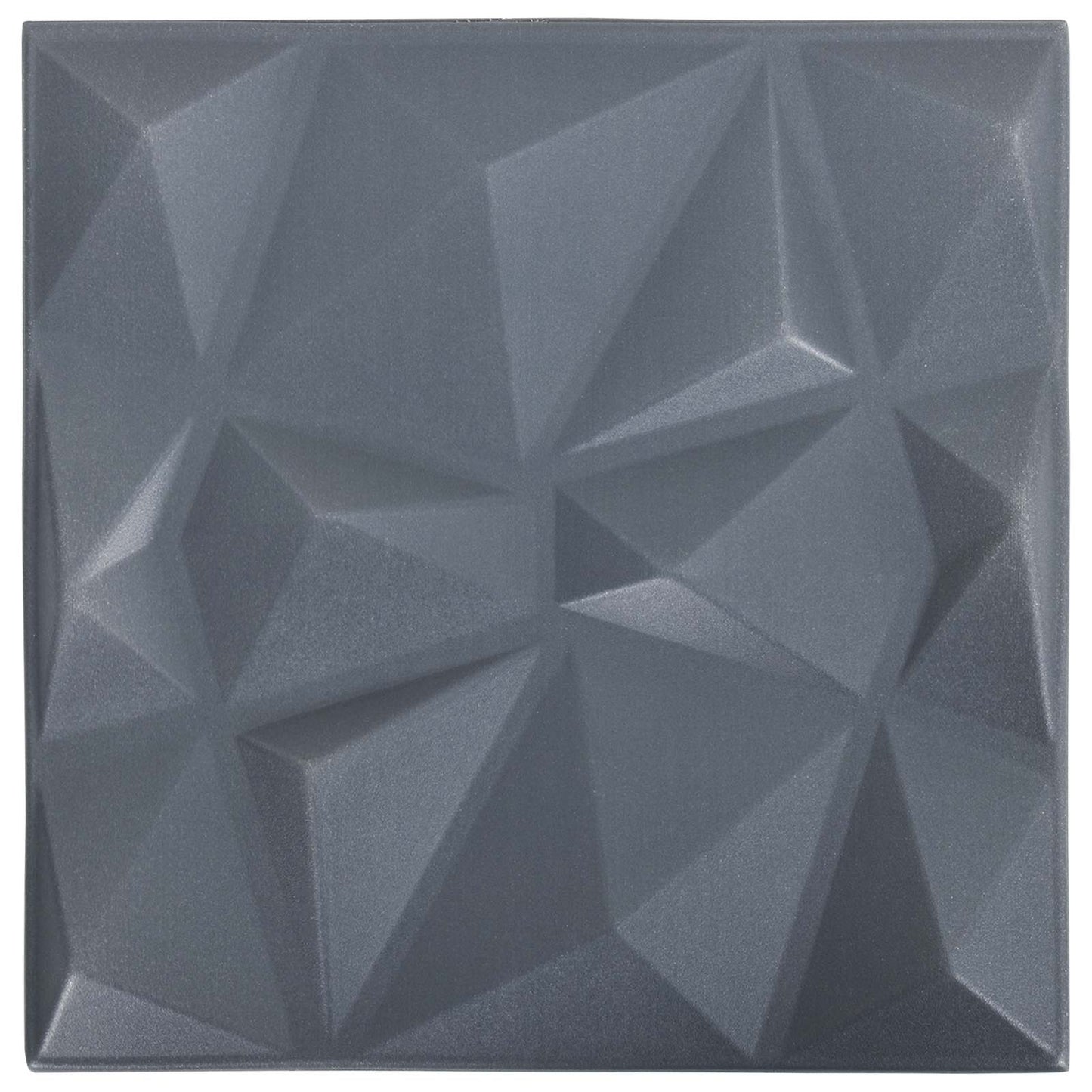 Wandpanelen 12 pcs Diamant Grijs 50 x 50 cm XPS Schuim is nu te koop bij PeponiXL, paradijselijk wonen!