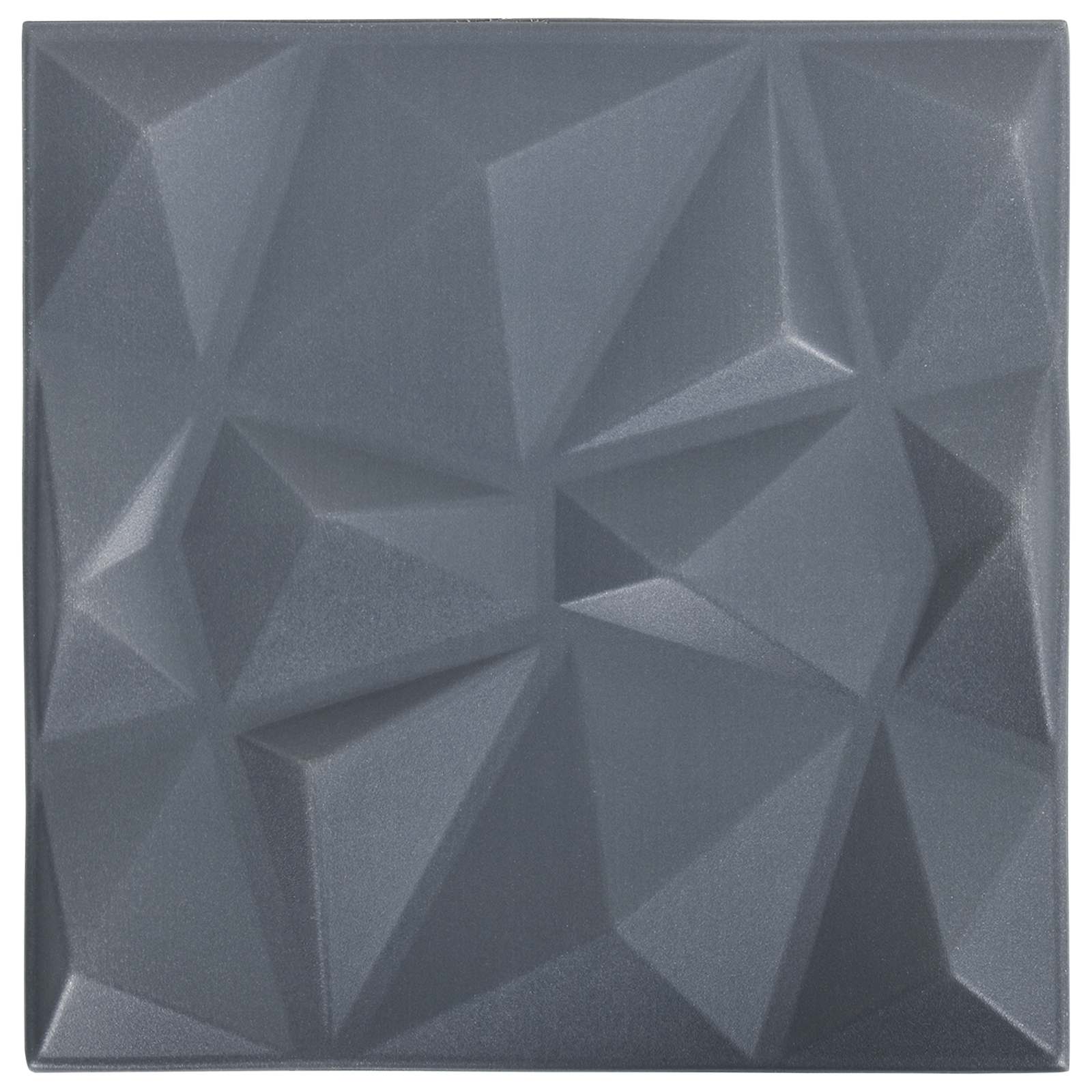 Wandpanelen 12 pcs Diamant Grijs 50 x 50 cm XPS Schuim is nu te koop bij PeponiXL, paradijselijk wonen!