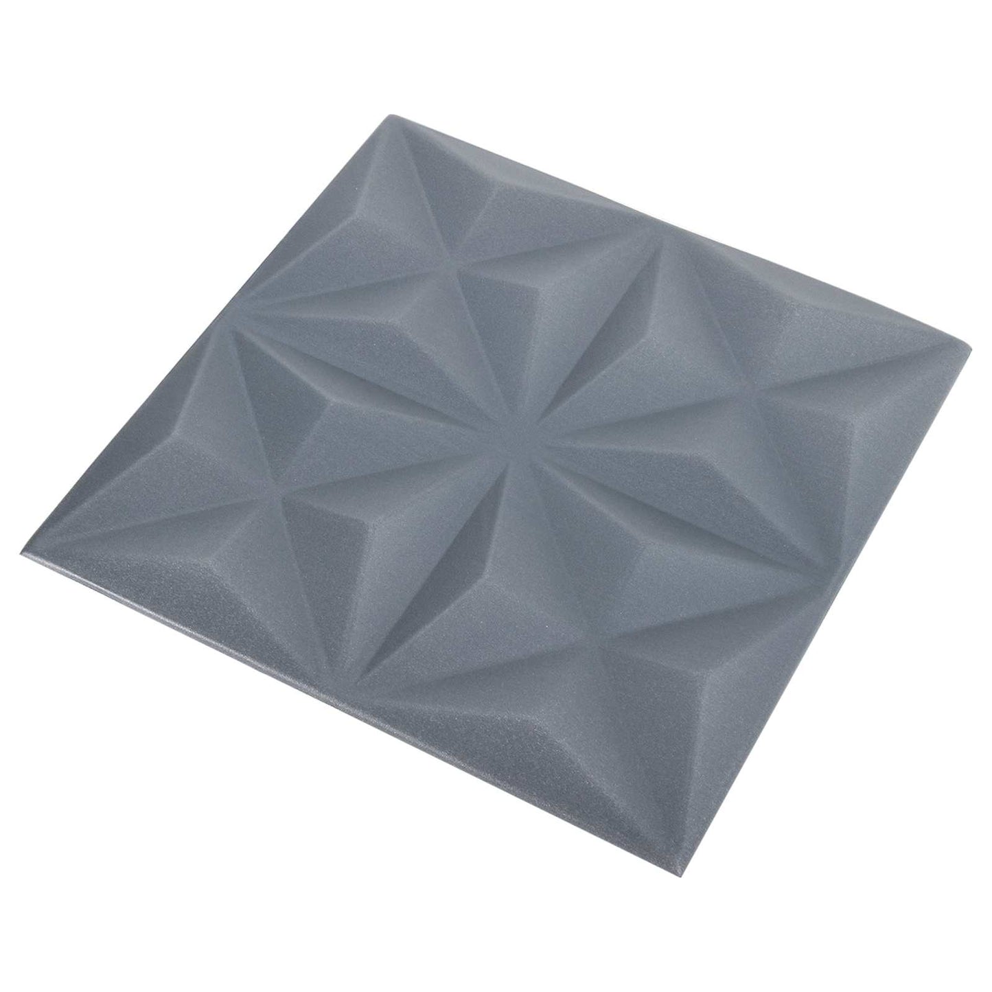 Wandpanelen 48 pcs Origami Grijs 50 x 50 cm XPS Schuim is nu te koop bij PeponiXL, paradijselijk wonen!