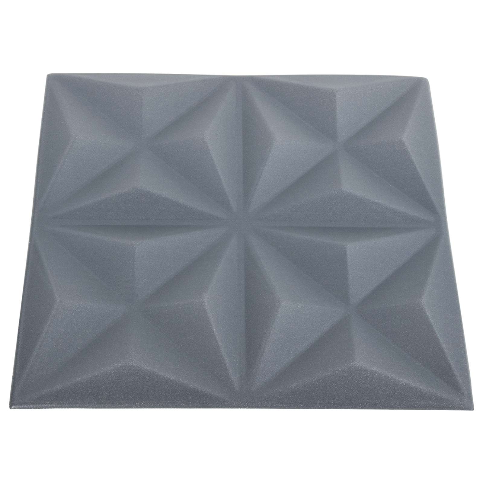 Wandpanelen 48 pcs Origami Grijs 50 x 50 cm XPS Schuim is nu te koop bij PeponiXL, paradijselijk wonen!