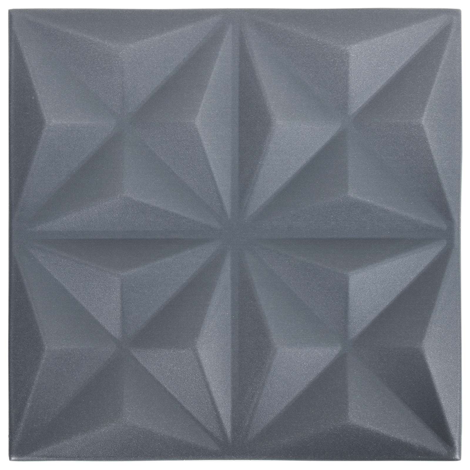 Wandpanelen 48 pcs Origami Grijs 50 x 50 cm XPS Schuim is nu te koop bij PeponiXL, paradijselijk wonen!