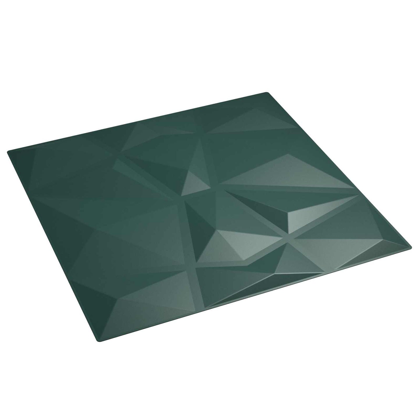 Wandpanelen 48 pcs Groen 50 x 50 cm XPS Schuim is nu te koop bij PeponiXL, paradijselijk wonen!