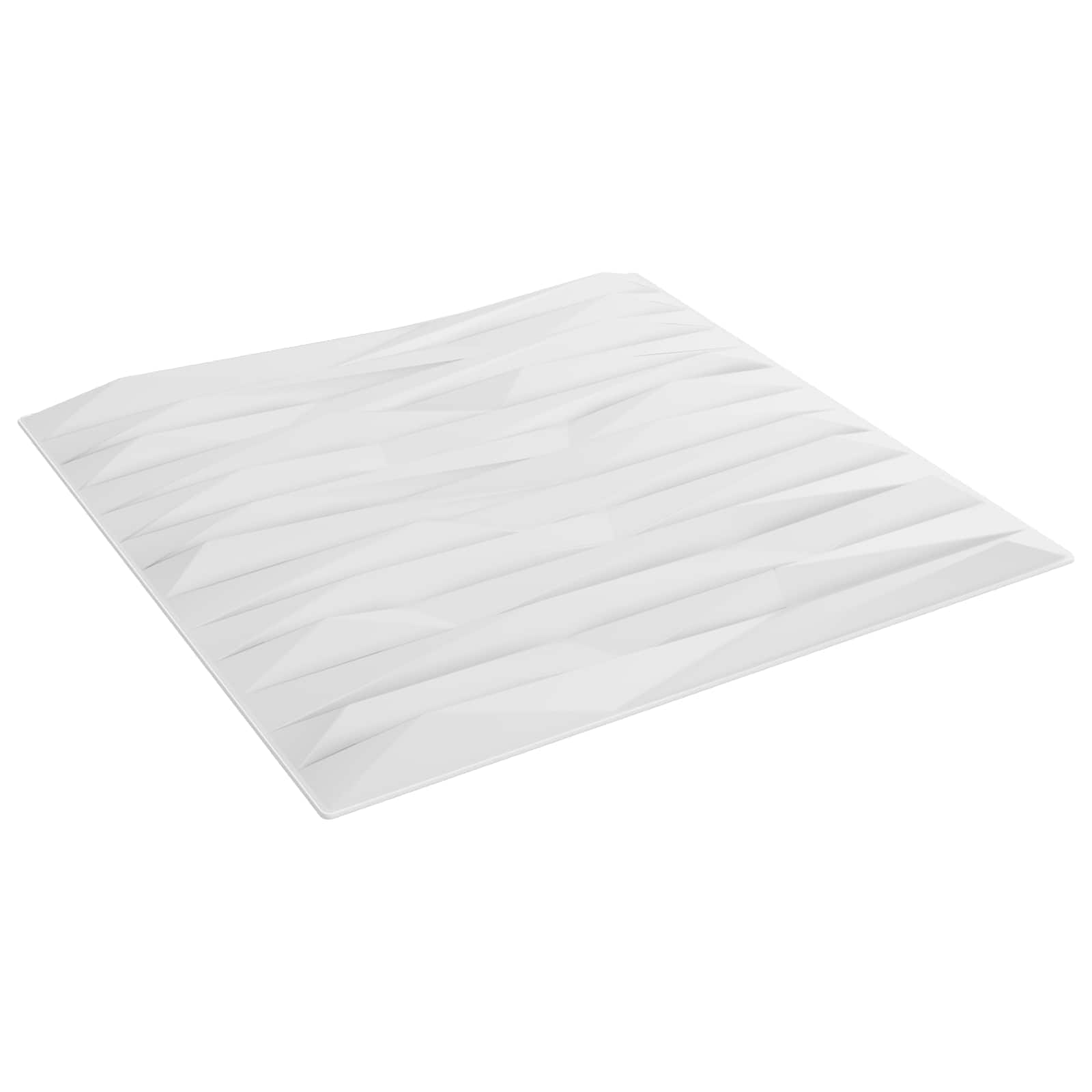Wandpanelen 24 pcs Wit Steen 50 x 50 cm XPS Schuim is nu te koop bij PeponiXL, paradijselijk wonen!