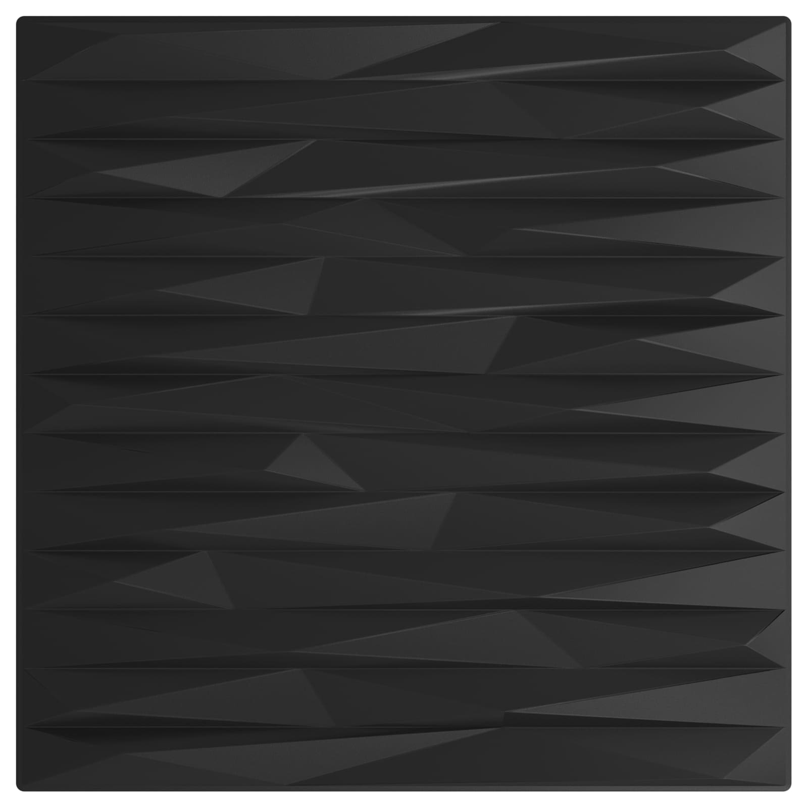 Wandpanelen 48 pcs Zwarte Steen 50 x 50 cm XPS Schuim is nu te koop bij PeponiXL, paradijselijk wonen!