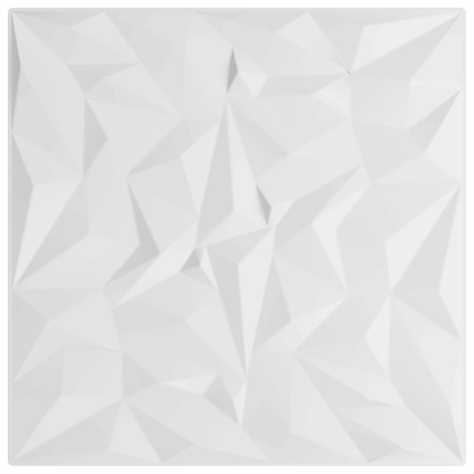 Wandpanelen 24 pcs Wit 50 x 50 cm XPS Schuim is nu te koop bij PeponiXL, paradijselijk wonen!