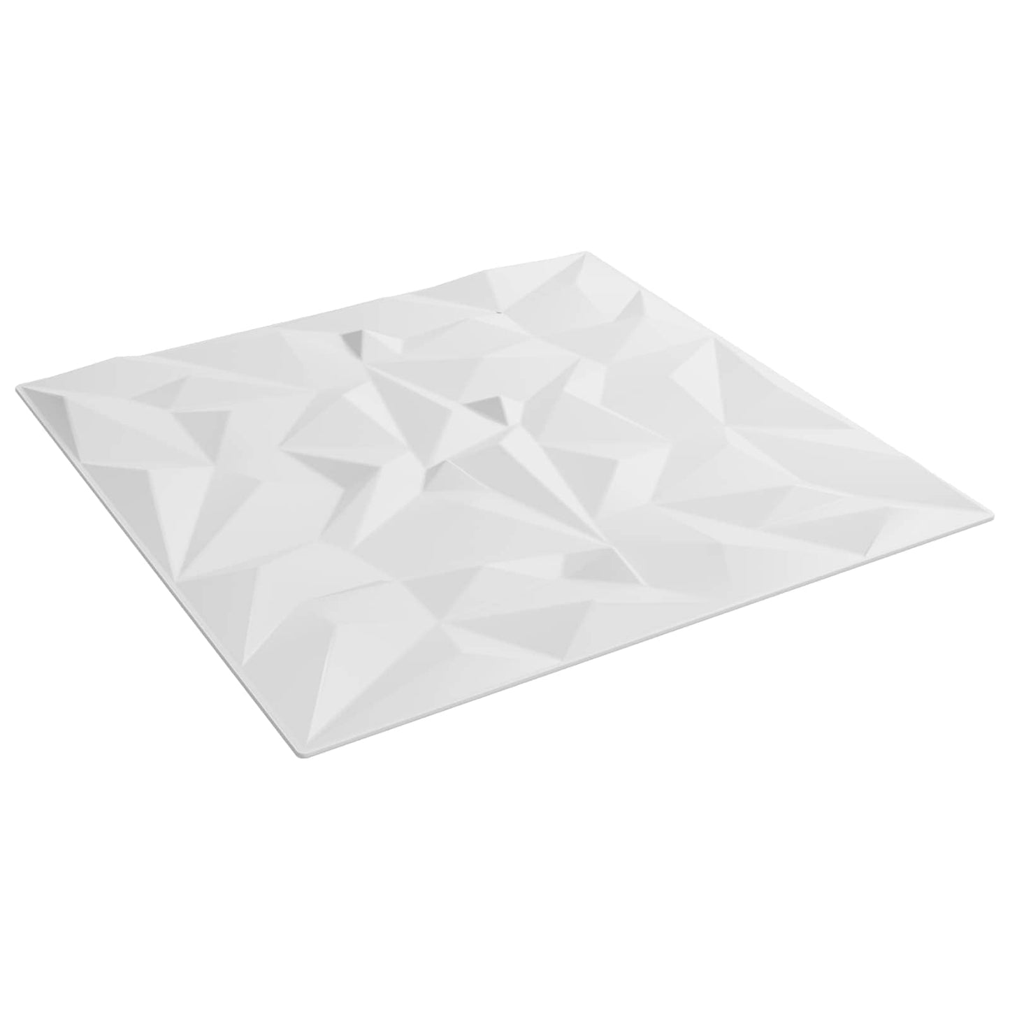 Wandpanelen 48 pcs Wit 50 x 50 cm XPS Schuim is nu te koop bij PeponiXL, paradijselijk wonen!