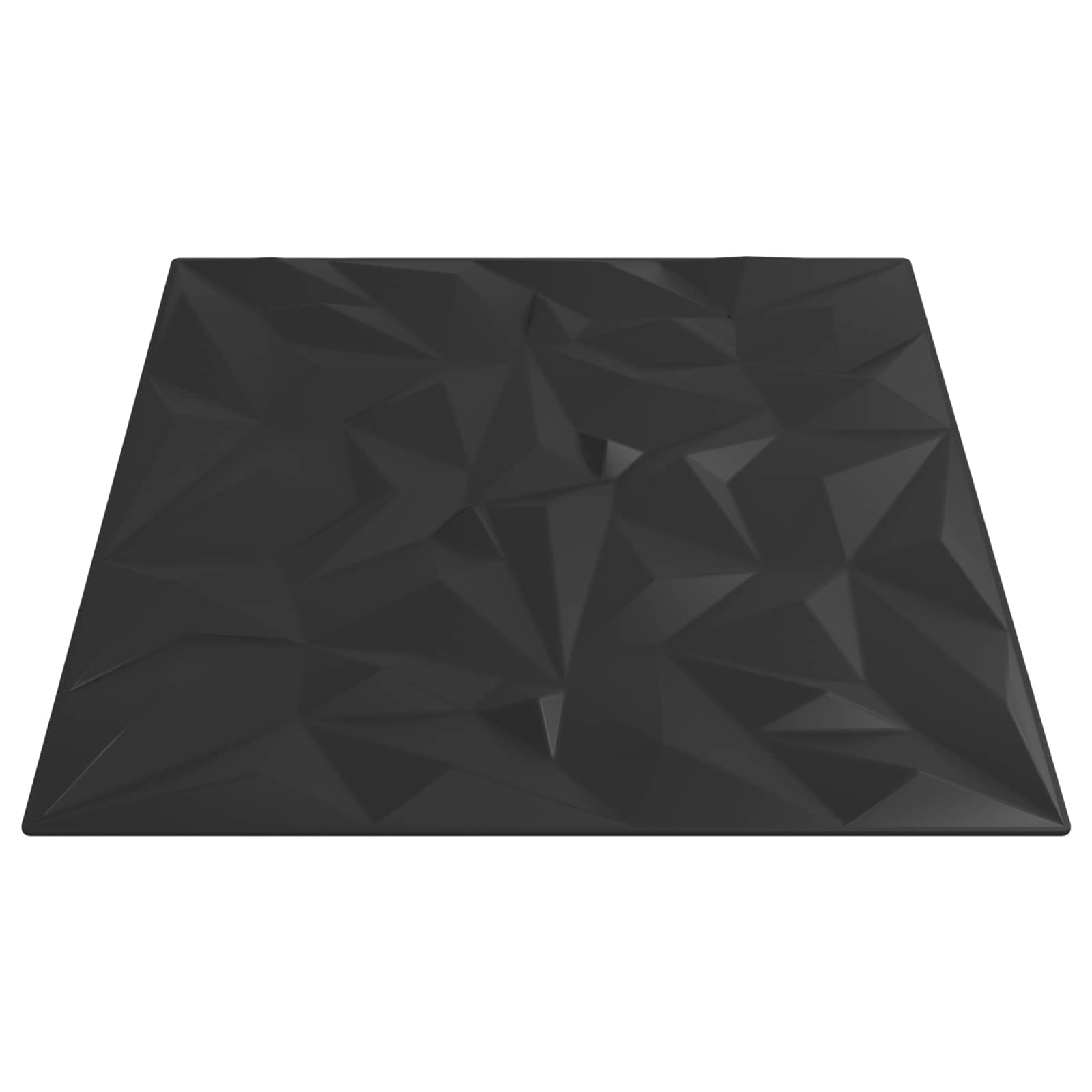 Wandpanelen 24 pcs Zwart 50 x 50 cm XPS Schuim is nu te koop bij PeponiXL, paradijselijk wonen!