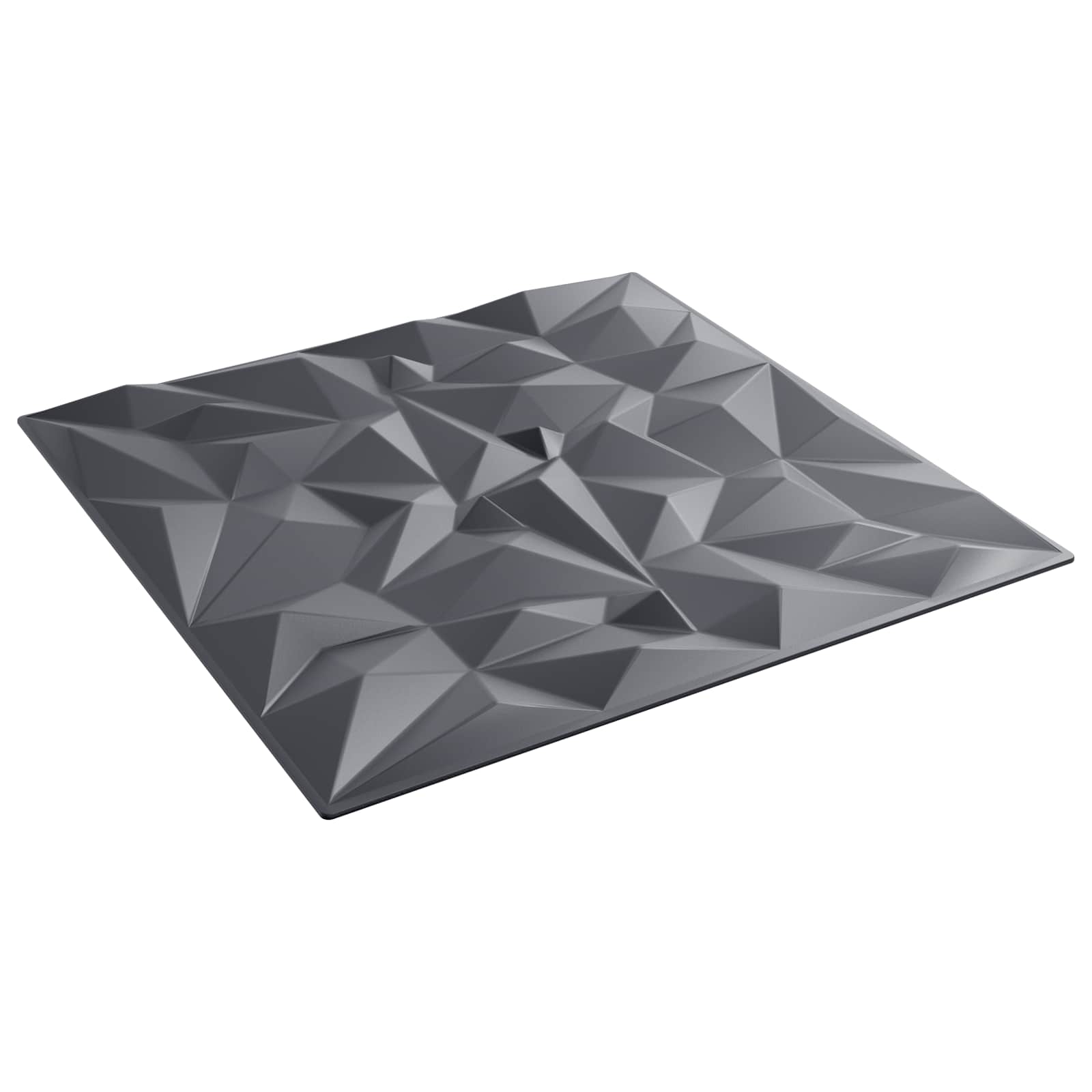 Wandpanelen 12 pcs Amethist Grijs 50 x 50 cm XPS Schuim is nu te koop bij PeponiXL, paradijselijk wonen!