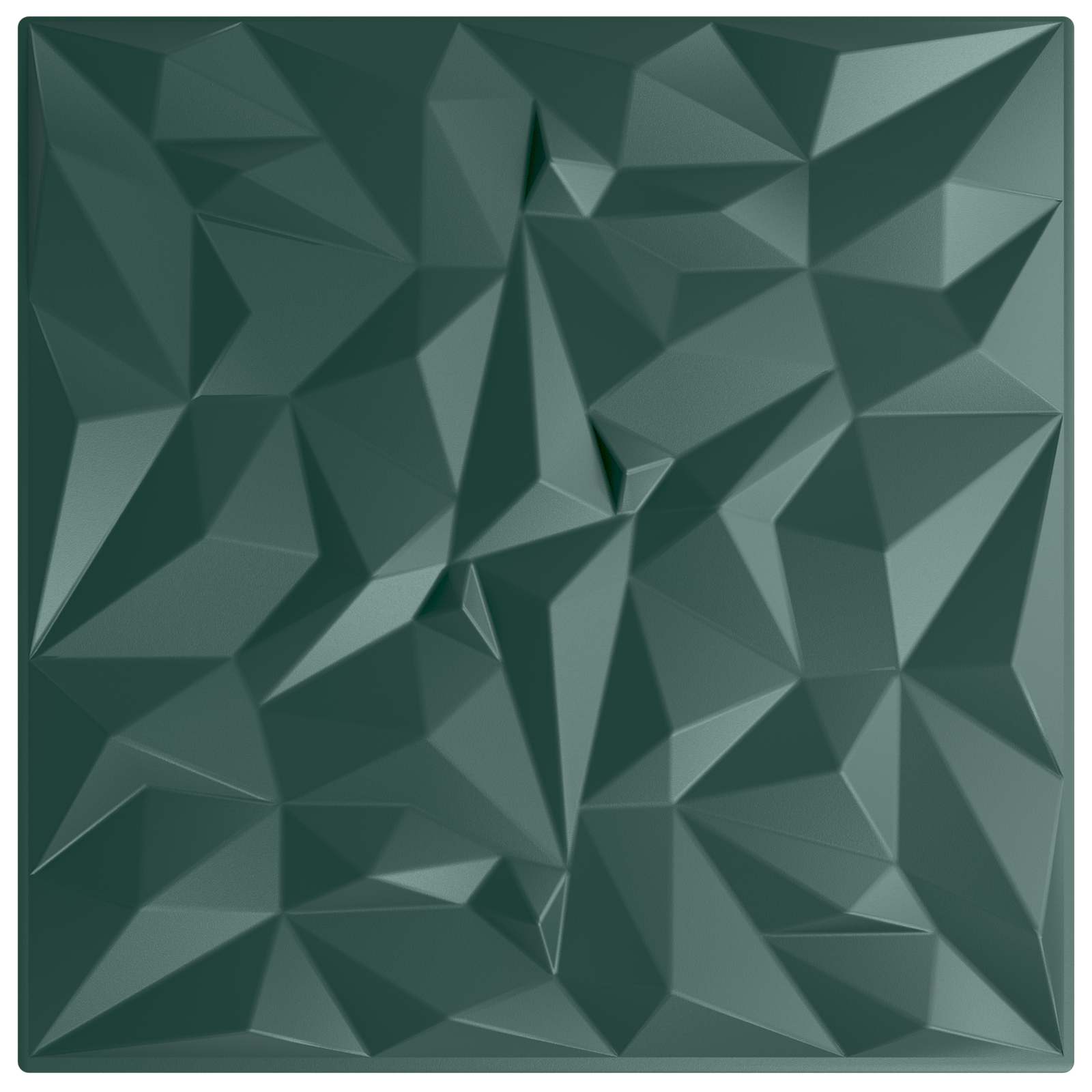 Wandpanelen 48 pcs Amethist Groen 50 x 50 cm XPS Schuim is nu te koop bij PeponiXL, paradijselijk wonen!