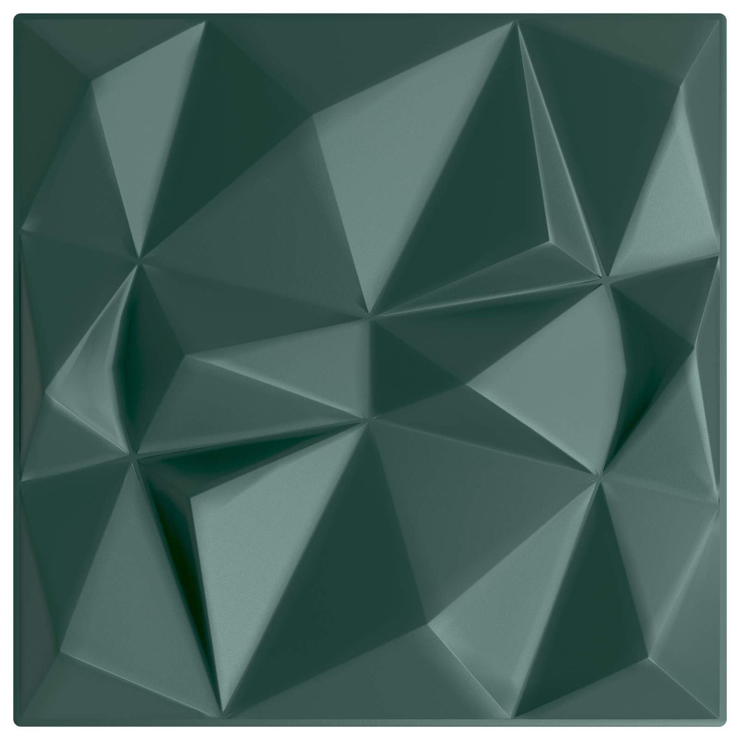 Wandpanelen 12 pcs Diamant Groen 50 x 50 cm XPS Schuim is nu te koop bij PeponiXL, paradijselijk wonen!