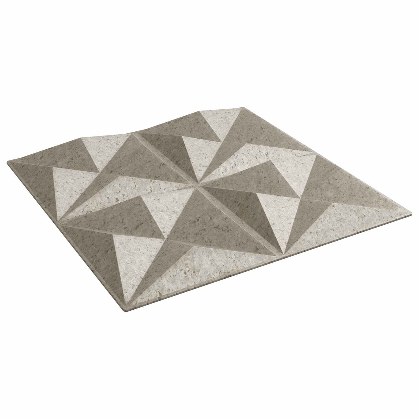 Wandpanelen 12 pcs Origami Beton 50 x 50 cm XPS Schuim is nu te koop bij PeponiXL, paradijselijk wonen!